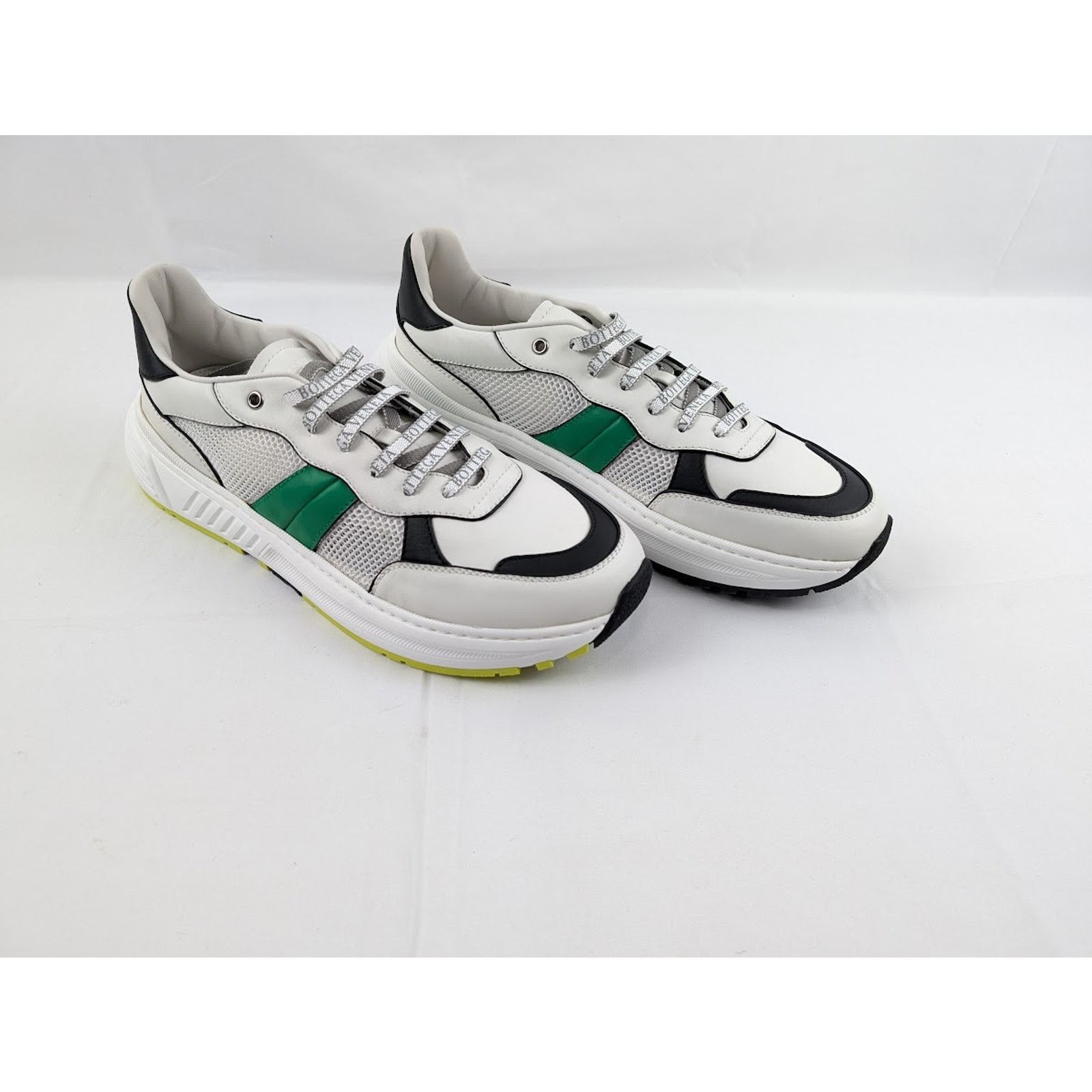 Bottega Veneta o1rshd1 Mens Speedster Leather Sneakers in Multicolor Size US 12.5 / EU 45-46 - 14 Thumbnail