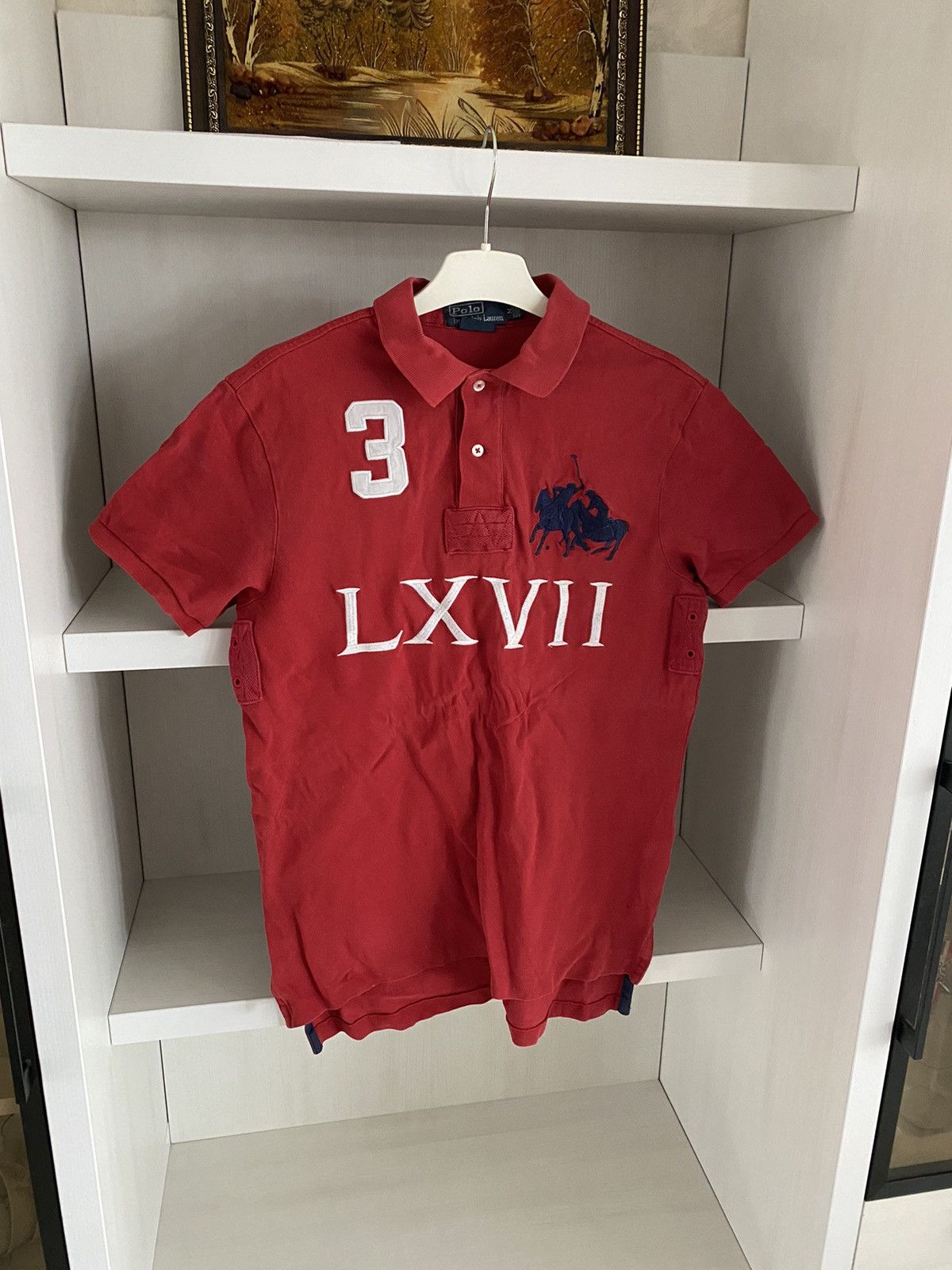 Polo Ralph Lauren Vintage Crazy Polo Ralph Lauren LXII#3 Big Logo Polo T-Shirt Size US M / EU 48-50 / 2 - 1 Thumbnail