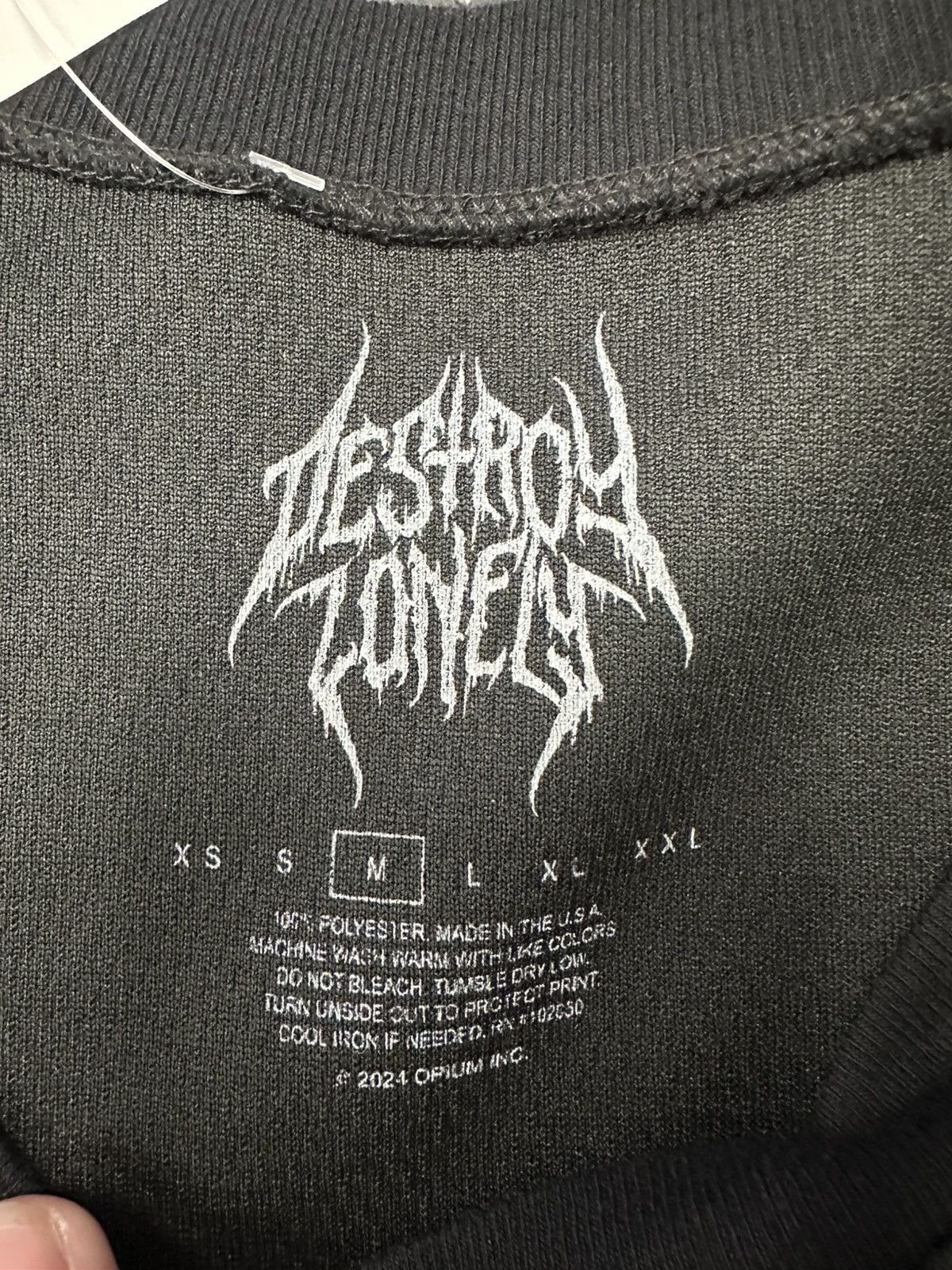 Destroy Lonely Destroy Lonely Forever Tour Jersey MEDIUM BLACK Size US M / EU 48-50 / 2 - 4 Thumbnail
