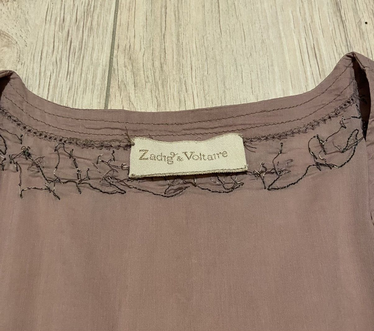 Zadig & Voltaire Zadig & Voltaire vintage purple blouse (no tag) Size S / US 4 / IT 40 - 4 Thumbnail