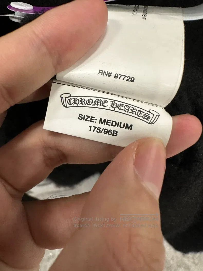 Chrome Hearts CHROME HEARTS Size M Sanskrit letter cashmere cardigan with Size US M / EU 48-50 / 2 - 6 Thumbnail