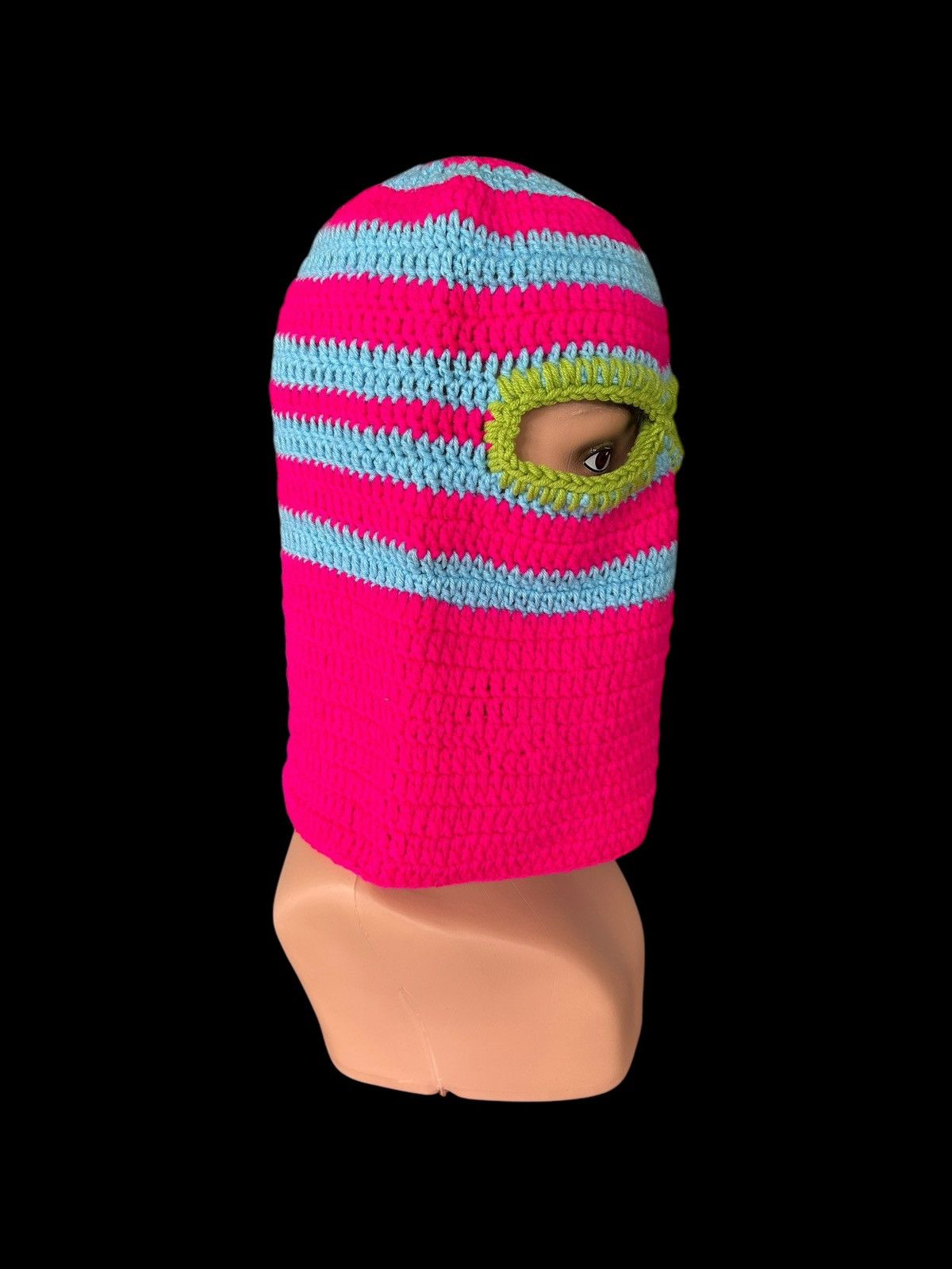Kapital Balaclava Masked Crochet Knitted Handmade Rare Size ONE SIZE - 3 Thumbnail