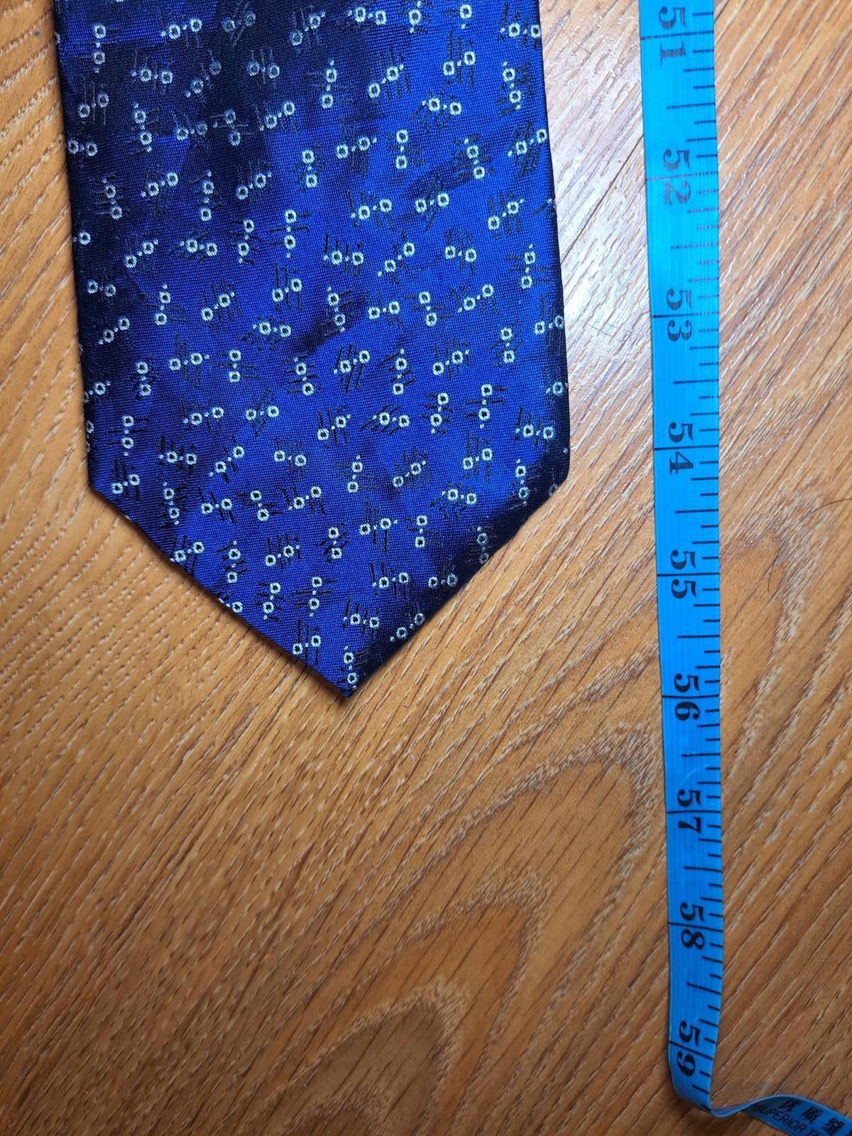 Polo Ralph Lauren Ralph Lauren Tie Mens Silk Blue Abstract USA Necktie Size ONE SIZE - 8 Thumbnail