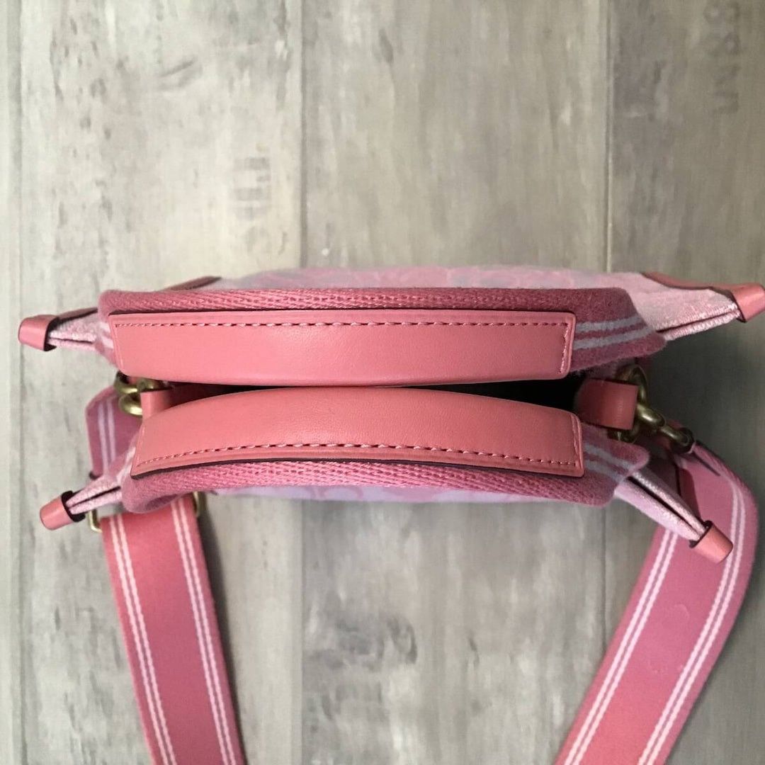 Bape × Coach COACH × BAPE CANVAS Shoulder Tote Bag a bathing ape Pink Size ONE SIZE - 7 Thumbnail