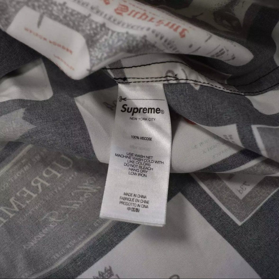 Supreme Supreme Label Shirt Black | Grailed