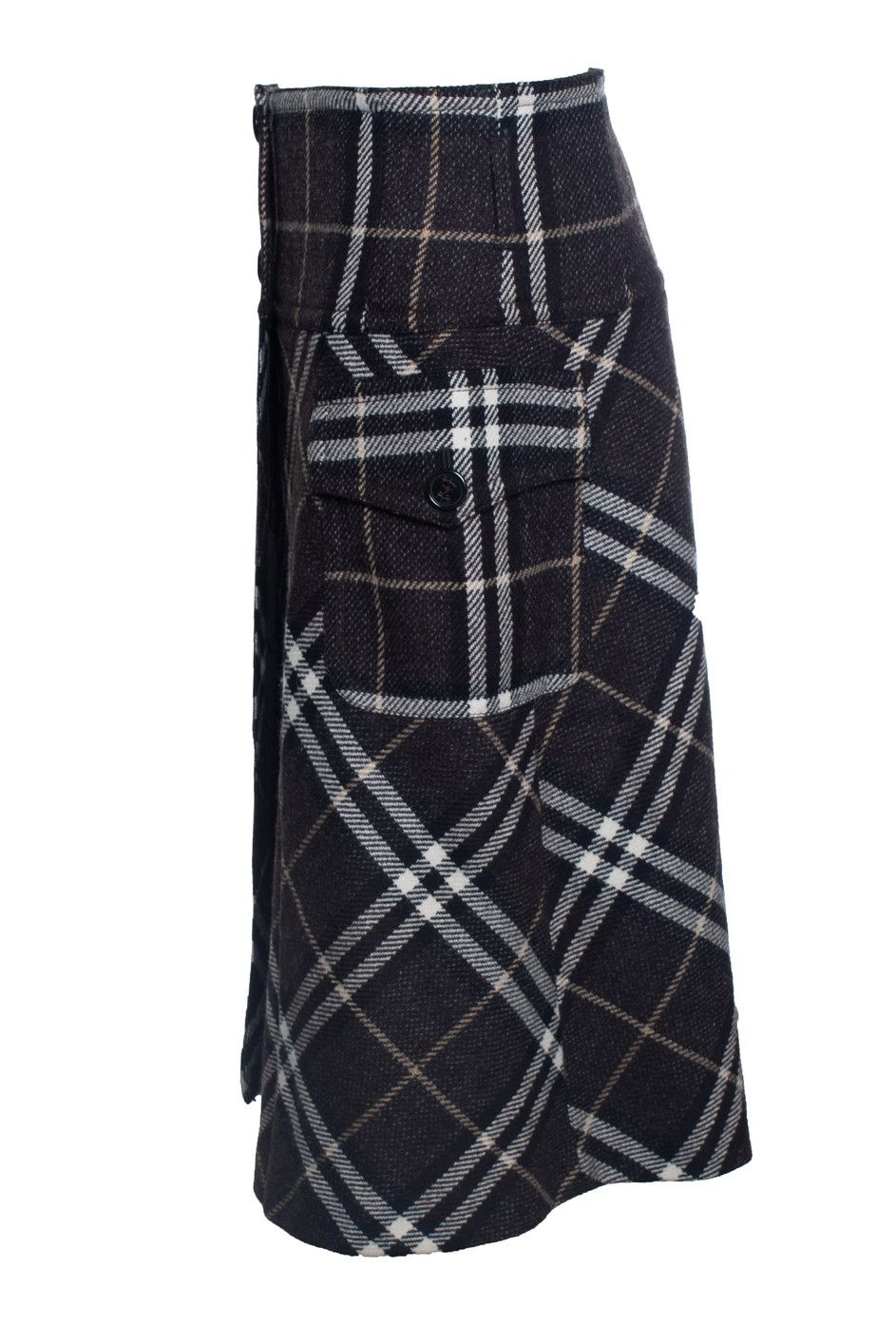 Burberry Burberry, checkered wool skirt Size 30" / US 8 / IT 44 - 4 Thumbnail