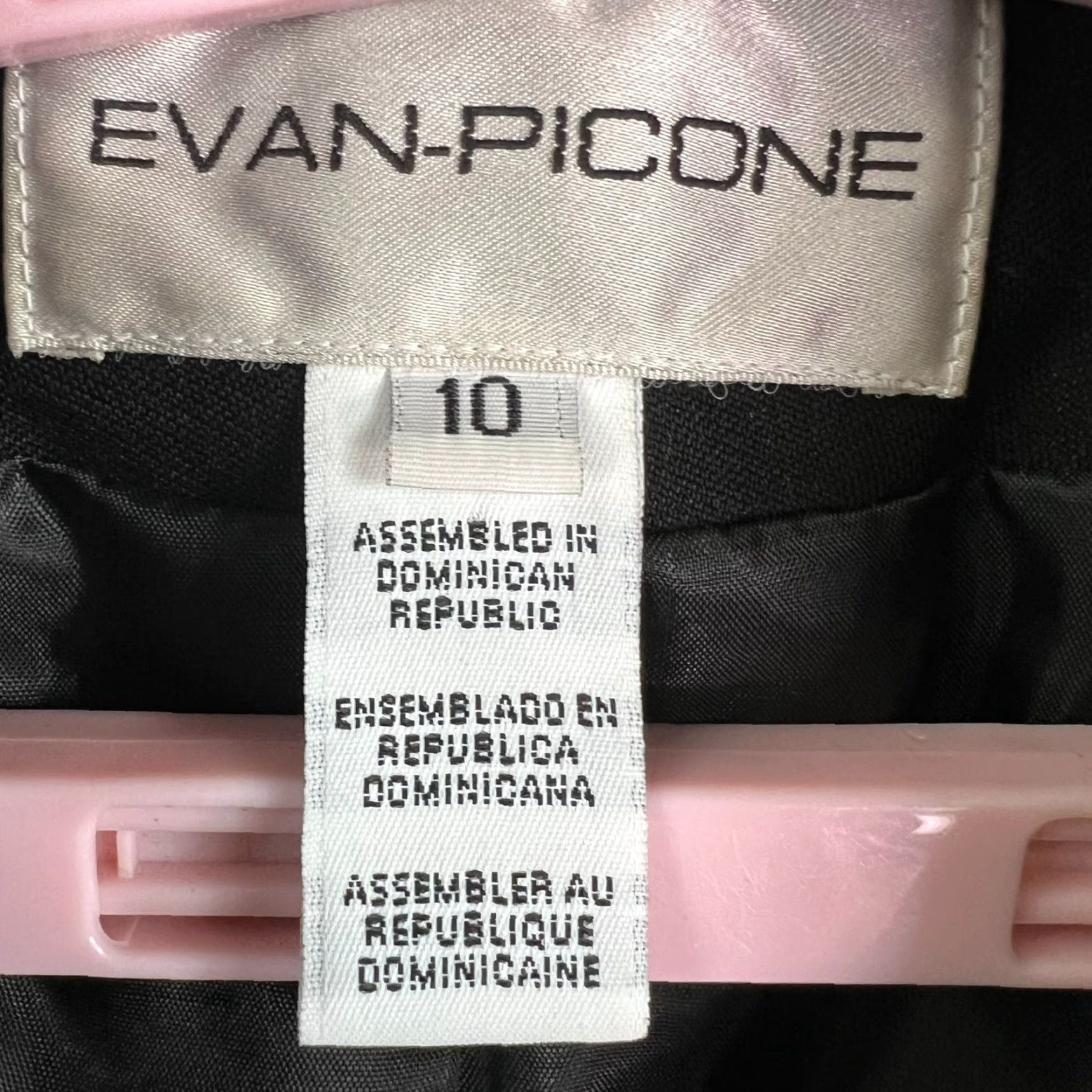 Evan Picone VINTAGE Evan Picone Full Zip Jacket Women's Size 10 Black Pockets Size L / US 10 / IT 46 - 2 Thumbnail
