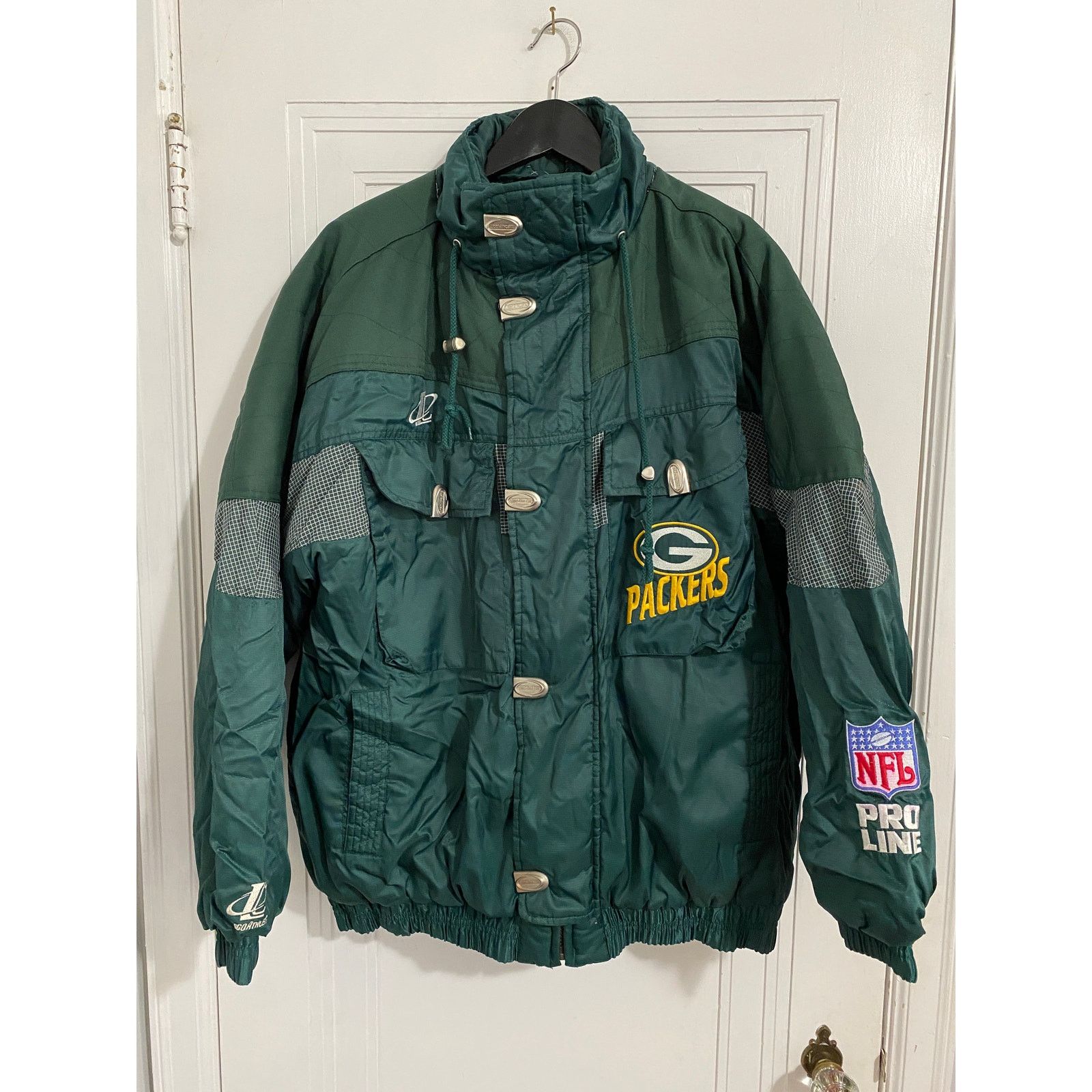 Logo Athletic Vintage Green Bay Packers Puffer Jacket Size Large Size US L / EU 52-54 / 3 - 1 Thumbnail