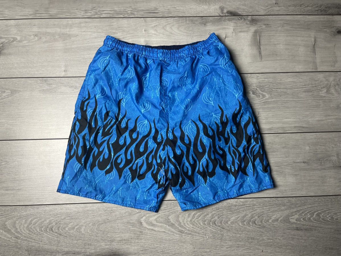 Japanese Brand Japanese Shorts Flame Double-Sided y2k size XLarge Size US 36 / EU 52 - 1 Thumbnail