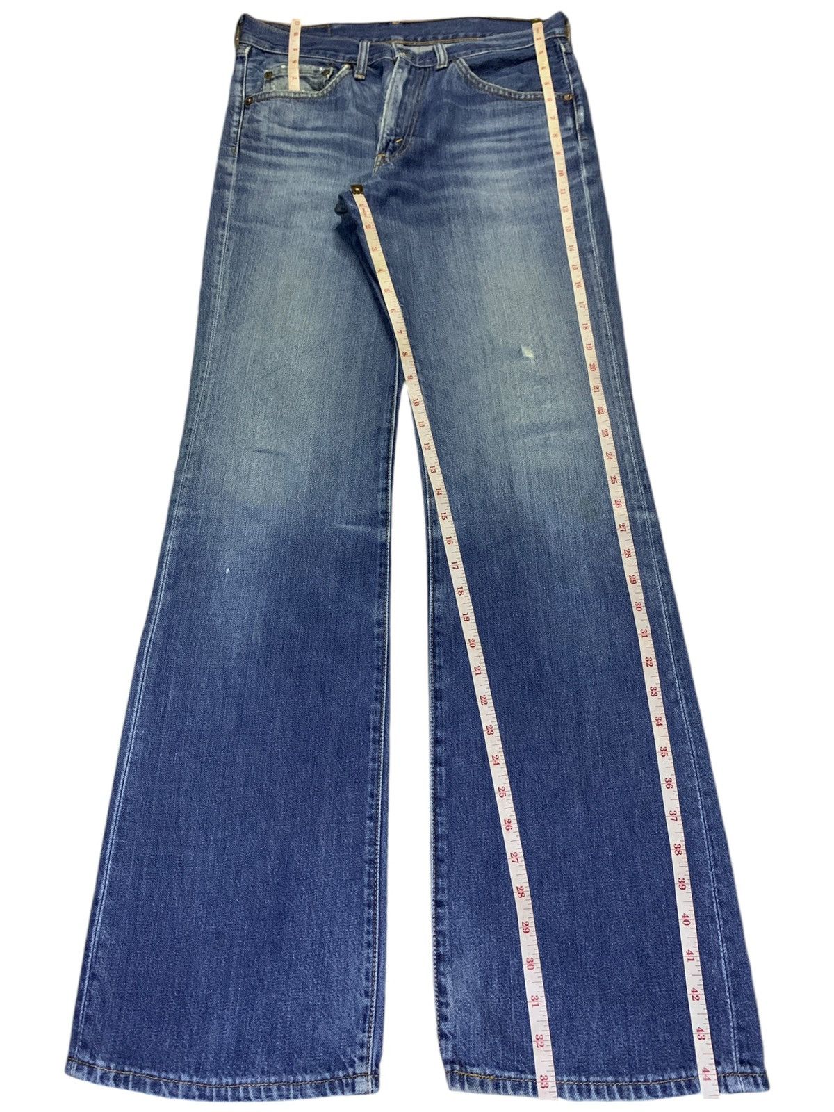 Levi's Vintage 90s Levis 517 Faded Wash Distressed Flare Jeans Size US 31 - 13 Thumbnail