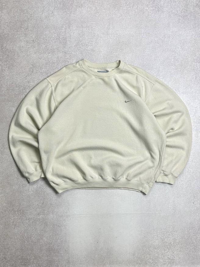 Nike Vintage 90s Nike Swoosh Y2K Boxy Sweatshirt Crewneck L Size US L / EU 52-54 / 3 - 1 Thumbnail