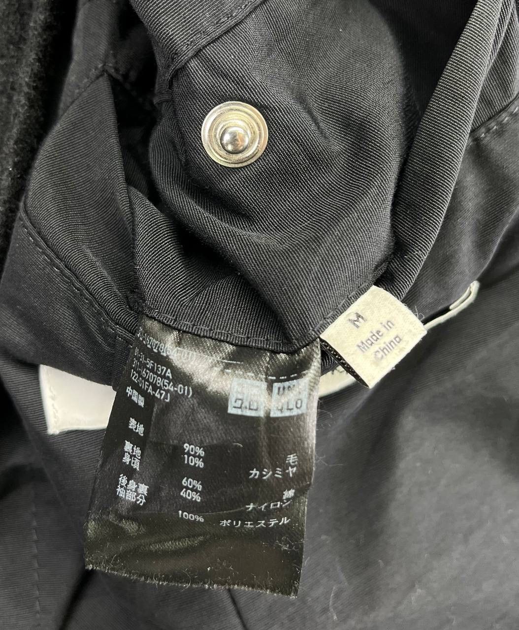 Lemaire × Uniqlo Lemaire X Uniqlo Black Wool Blazer Coat Jacket Size US M / EU 48-50 / 2 - 7 Thumbnail