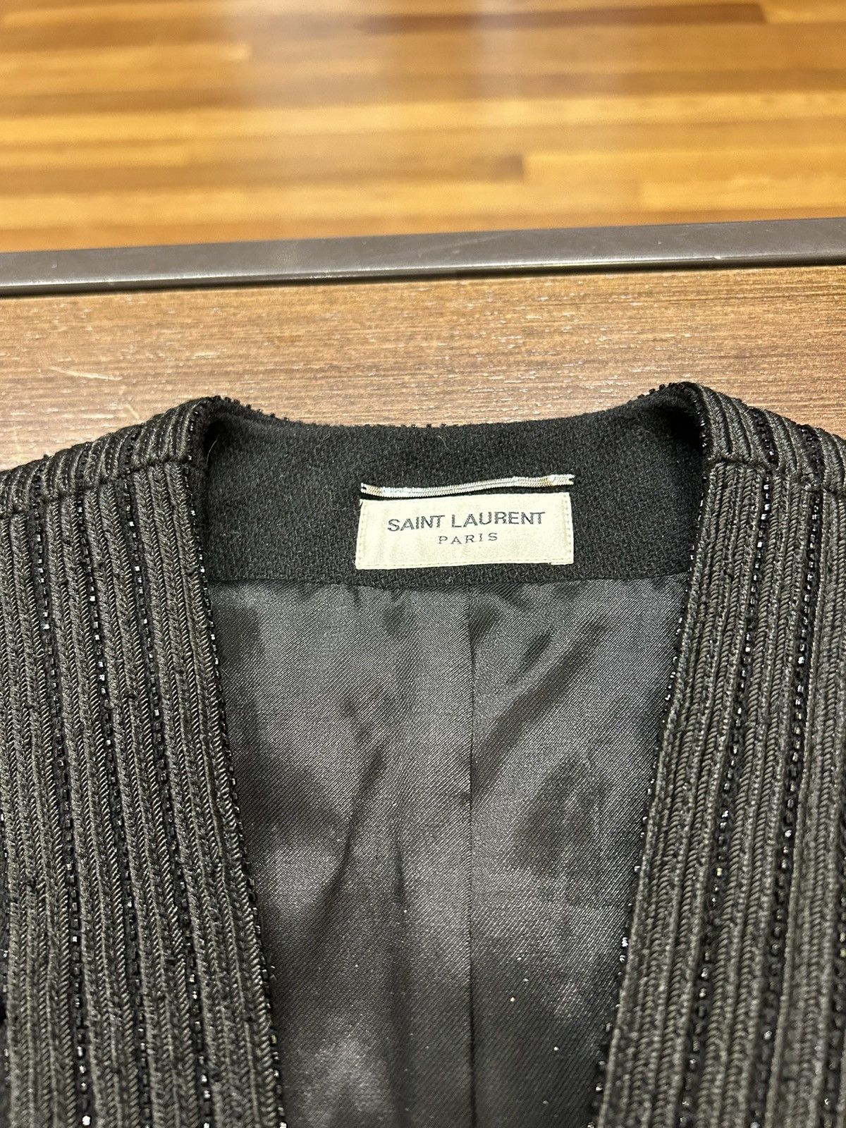Saint Laurent Paris Saint Laurent Paris SS19 Stitches Vest Size US M / EU 48-50 / 2 - 3 Thumbnail