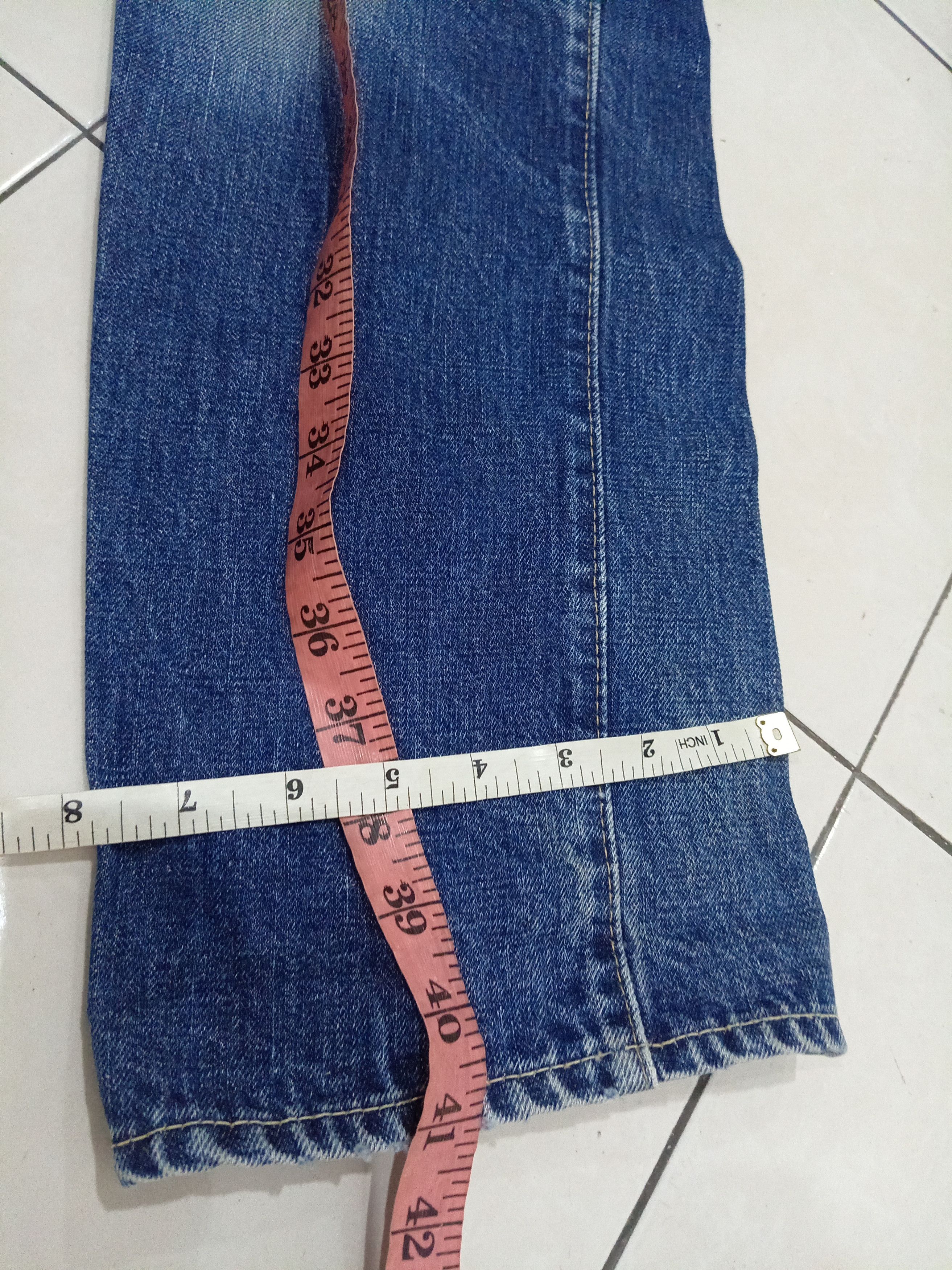 Japanese Brand × Warehouse Vintage Warehouse Selvedge Distressed Denim Jeans Size US 29 - 14 Thumbnail