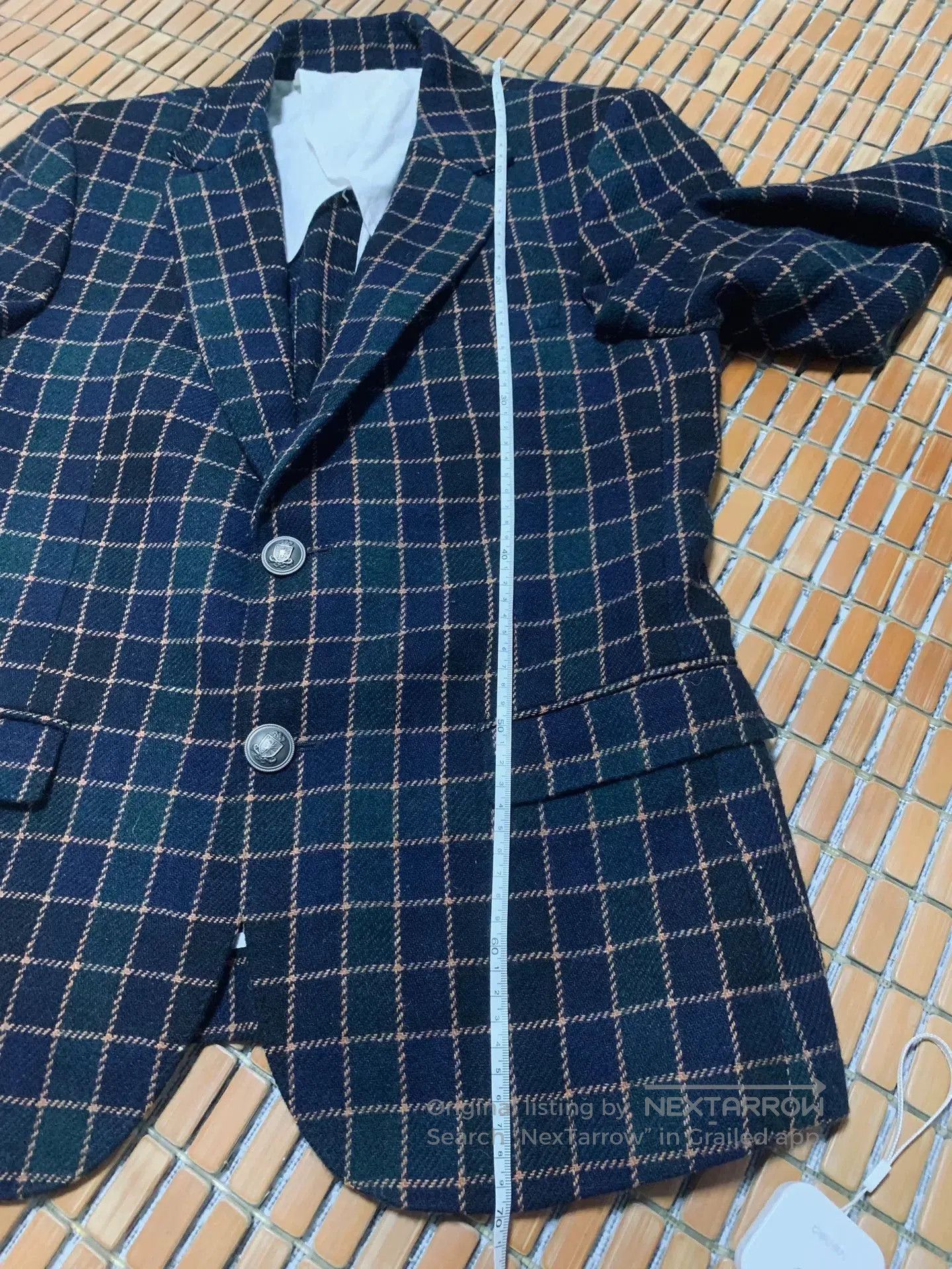 Maison MIHARA YASUHIRO Miharayasuhiro Plaid Wool Blend Blazer. Size US M / EU 48-50 / 2 - 9 Thumbnail