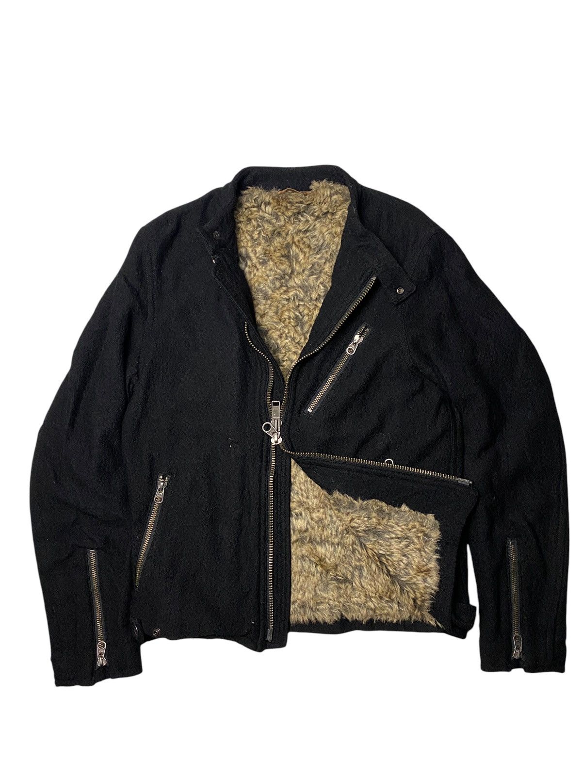 If Six Was Nine 2000's Djournal Standard Fur Multizip Jacket Size US M / EU 48-50 / 2 - 1 Thumbnail