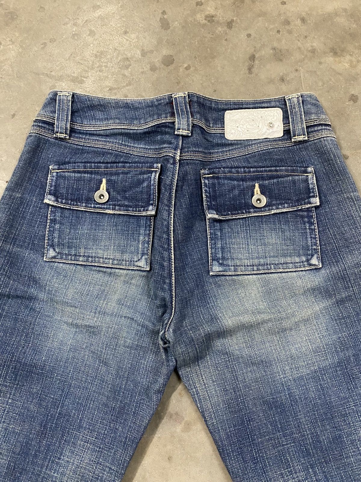 Edwin Flare Jeans Brappers by Edwin Mud Rusty Flared @319 Size US 27 - 5 Thumbnail