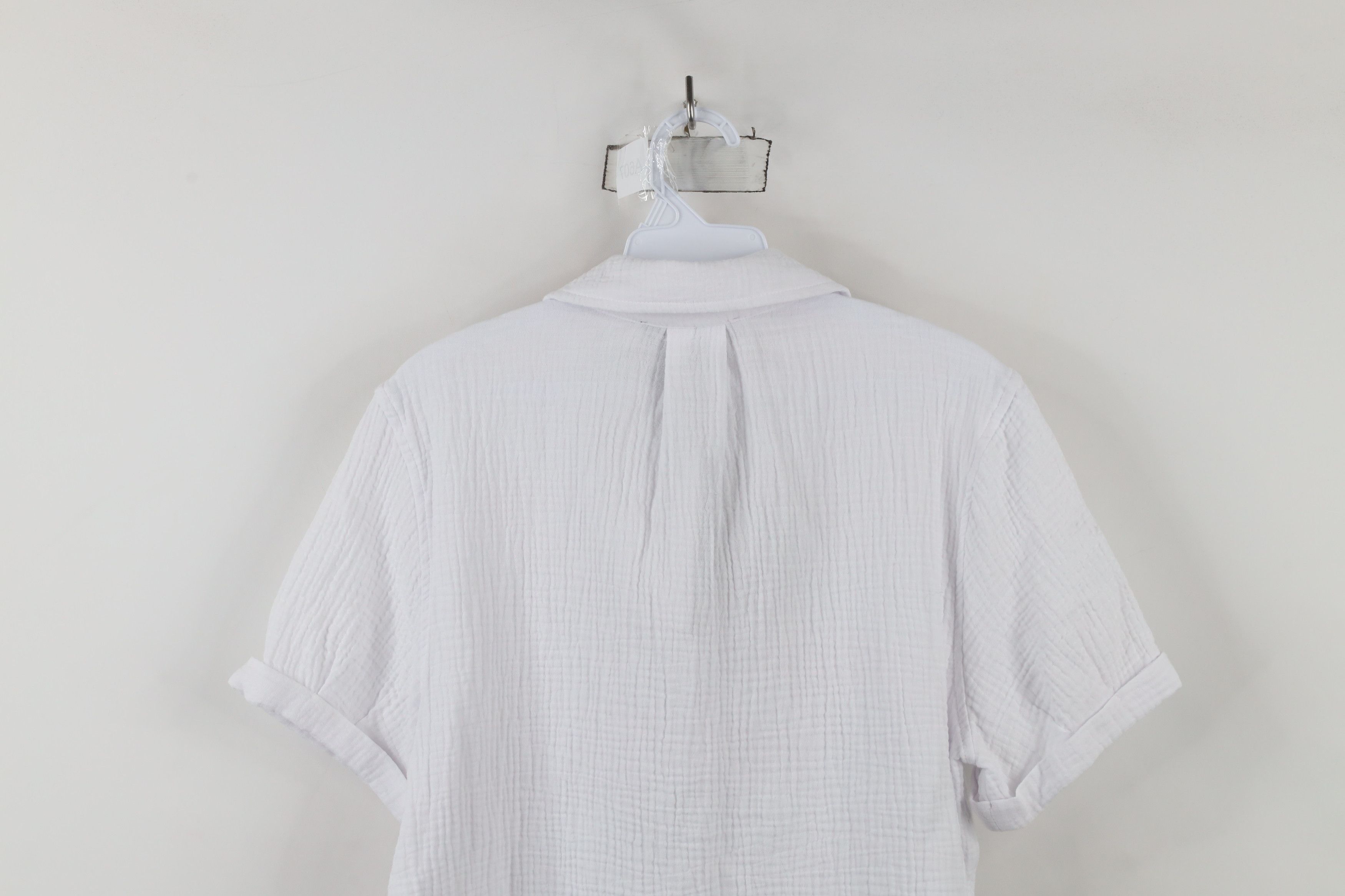 DKNY × Vintage Deadstock Vintage Y2K DKNY Collared Button Shirt White Size S / US 4 / IT 40 - 10 Thumbnail