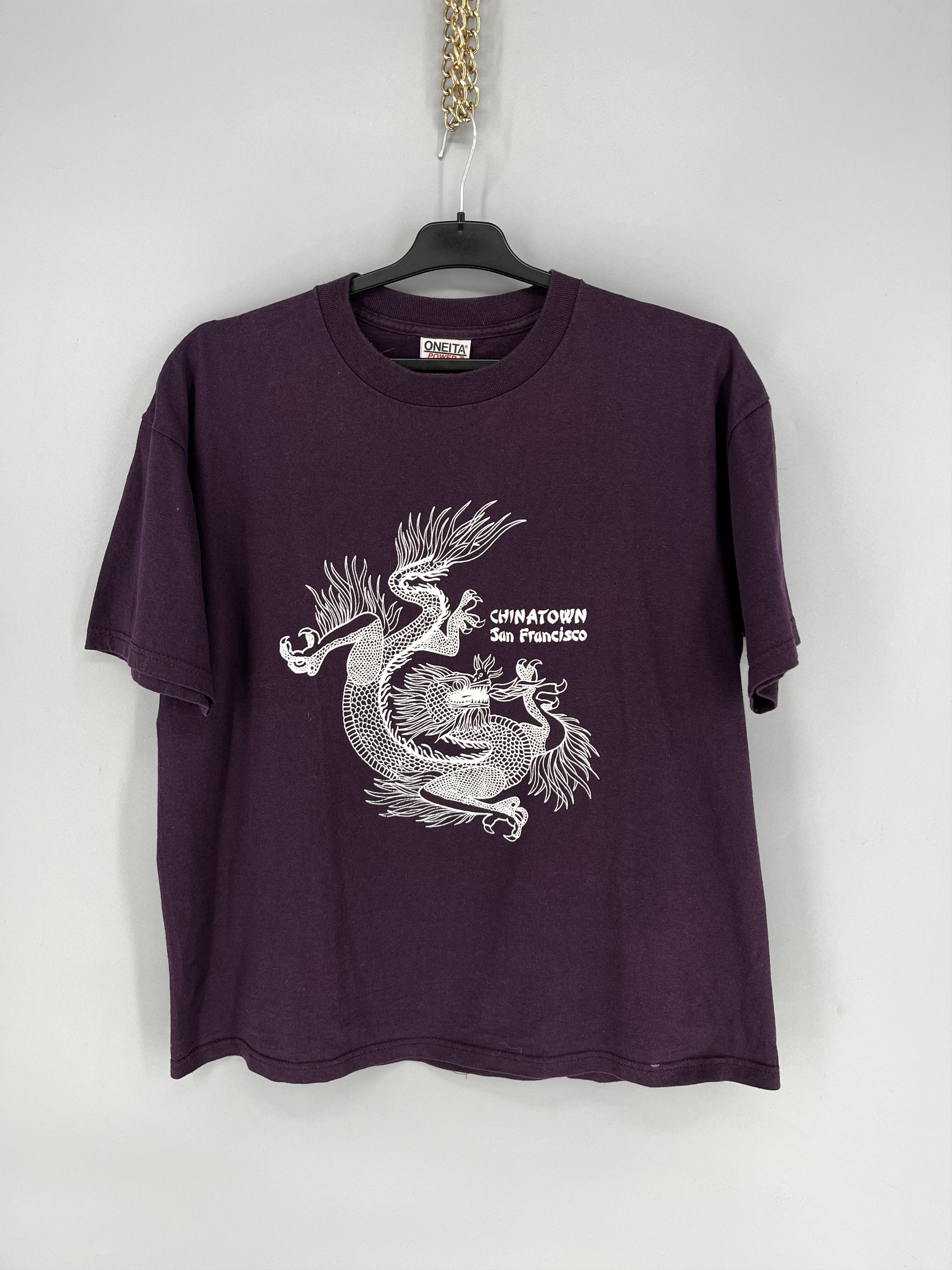Other Vintage Y2k Washed AvantGarde Tribal Tee Dragon Streetwear L Size US L / EU 52-54 / 3 - 1 Thumbnail