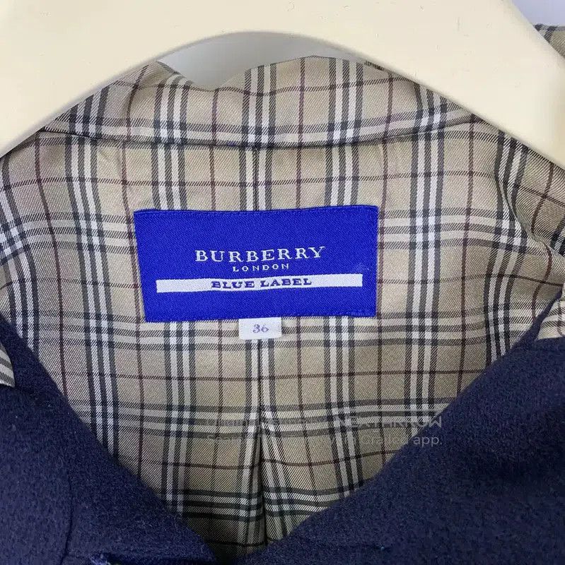 Burberry Burberry Women's Navy Wool Coat. Size XXS / US 00 / IT 34 - 3 Thumbnail