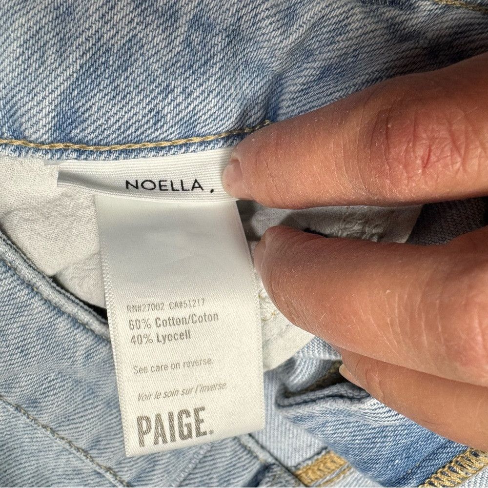 Paige PAIGE Noella Patchwork Crop Jeans Size 28 Size 28" / US 6 / IT 42 - 7 Thumbnail