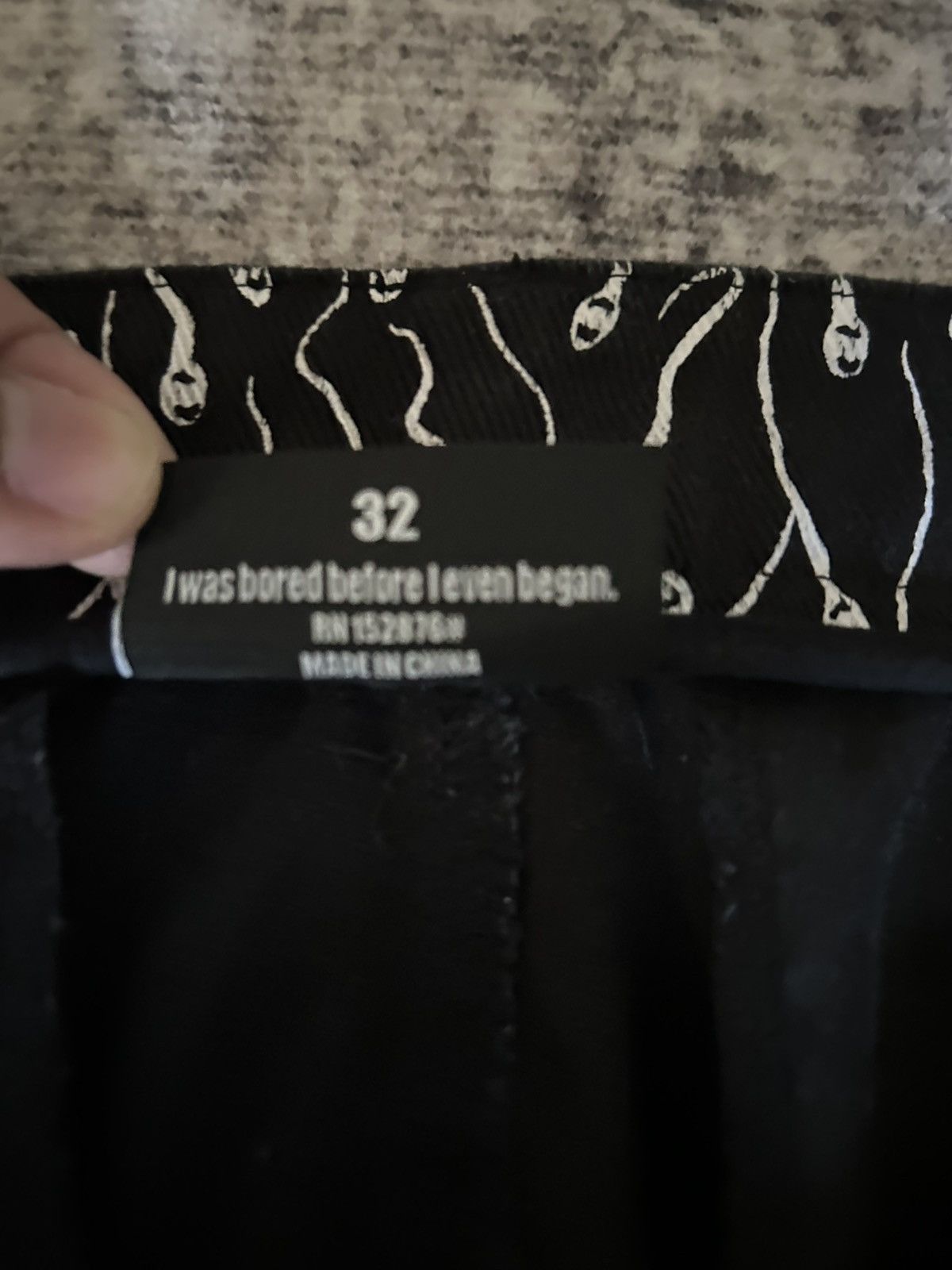 Pleasures × Supreme Black and White Pleasures Sperm Cell Chino Pants Size US 32 / EU 48 - 6 Thumbnail
