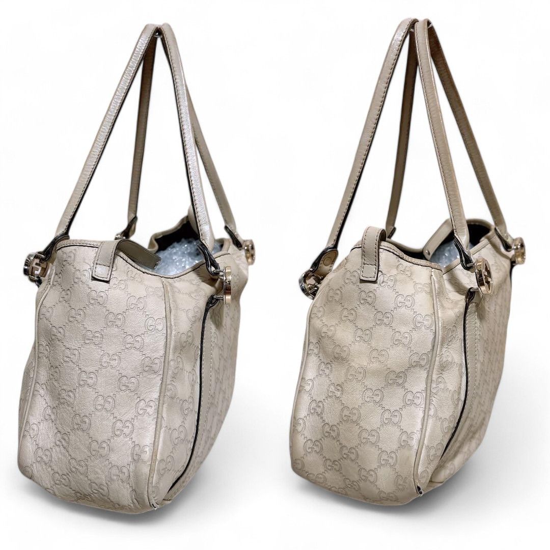 Gucci Gucci - Twins Leather Handbag Monogram White Size ONE SIZE - 3 Thumbnail