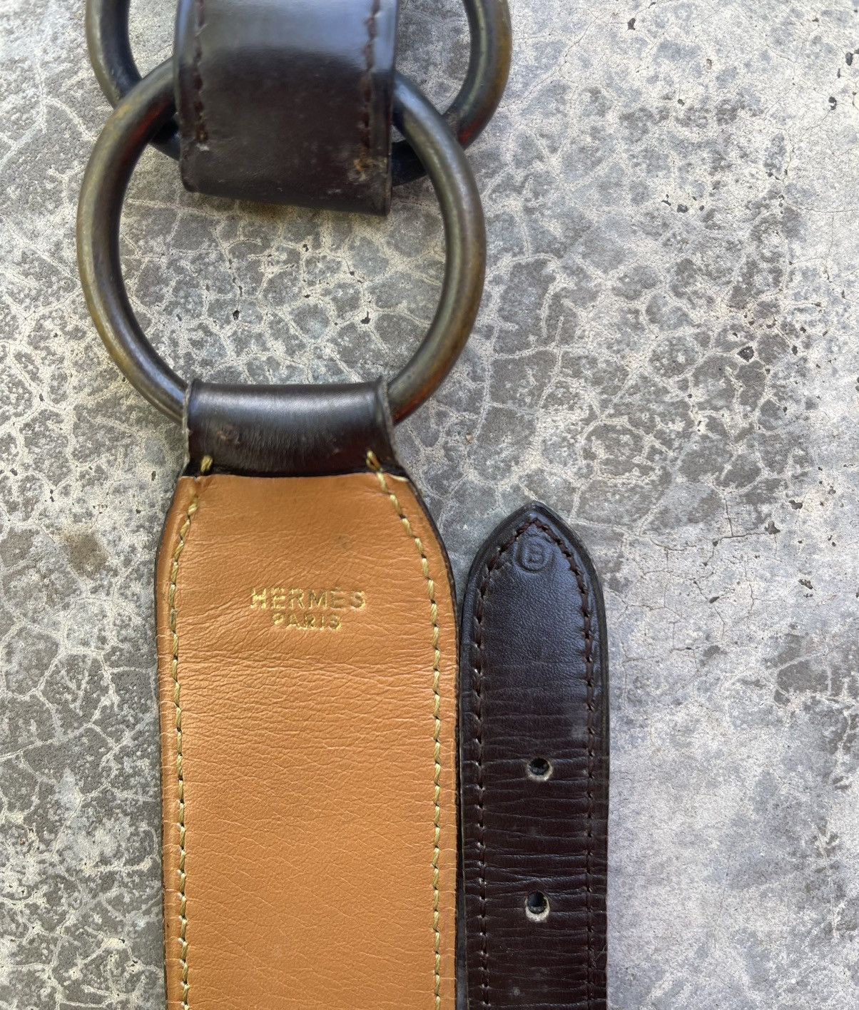Hermes × Vintage Hermes Paris Leather Belt Size ONE SIZE - 22 Thumbnail