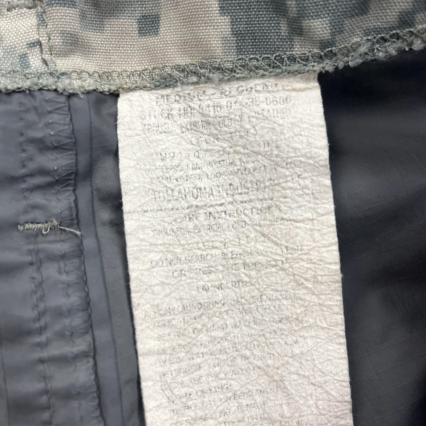 Rains ADS Cargo Pants Mens M Camouflage Green Gen III ECWCS Rain Waterproof Army Pants Mens Size US 31 - 6 Thumbnail