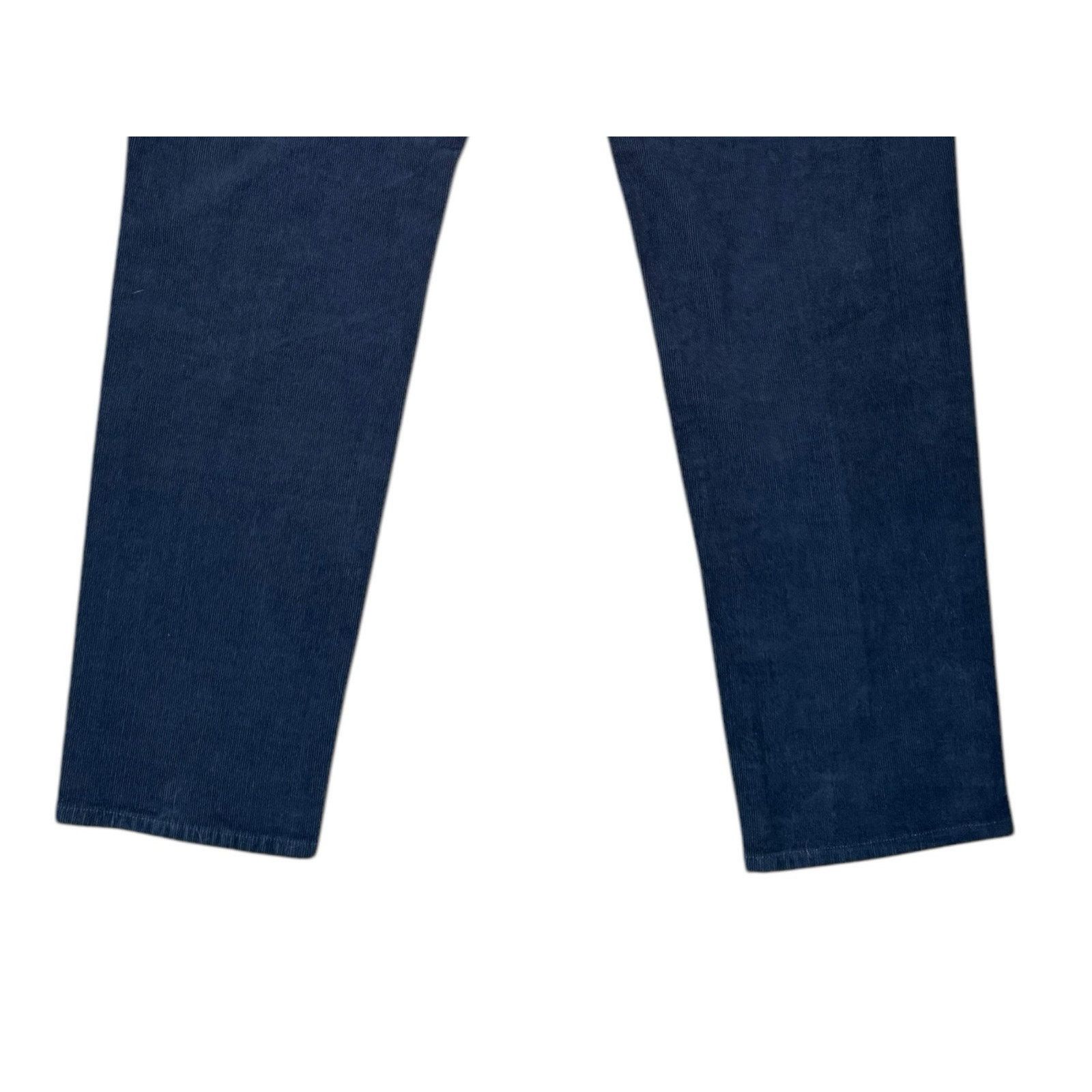 Brooks Brothers BROOKS BROTHERS Corduroy Pants Navy Blue Flat Front Cotton Size US 38 / EU 54 - 7 Thumbnail