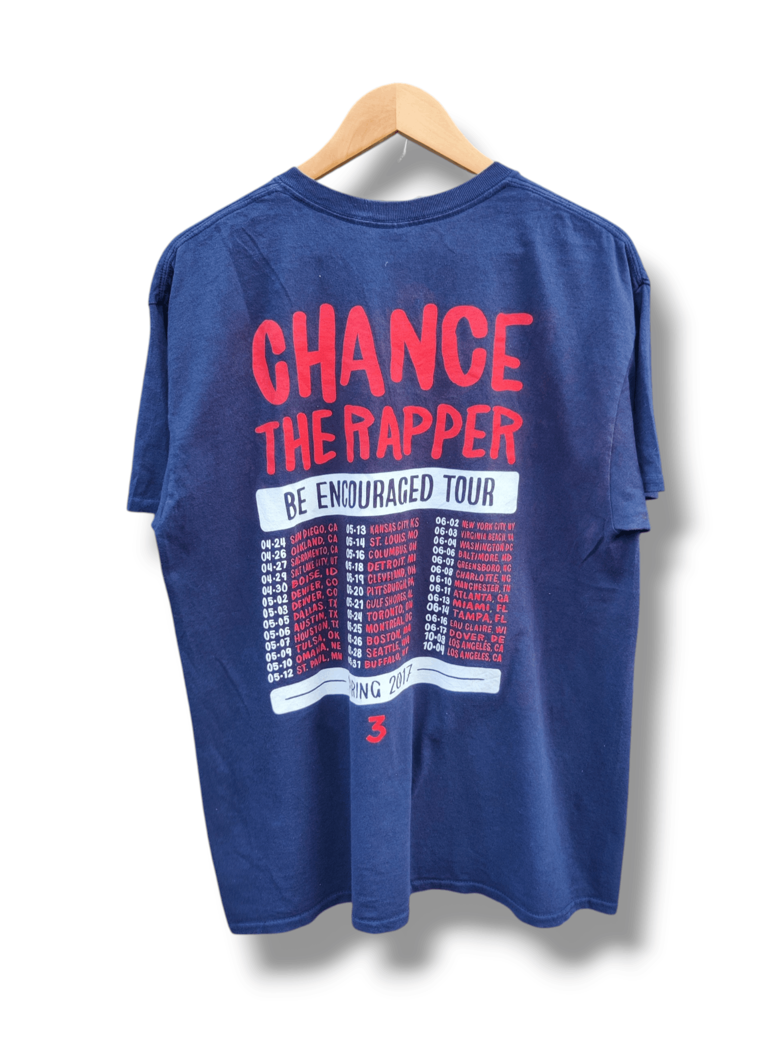 Rap Tees Vintage Chance The Rapper Encouraged Tour Shirt Size US L / EU 52-54 / 3 - 2 Thumbnail