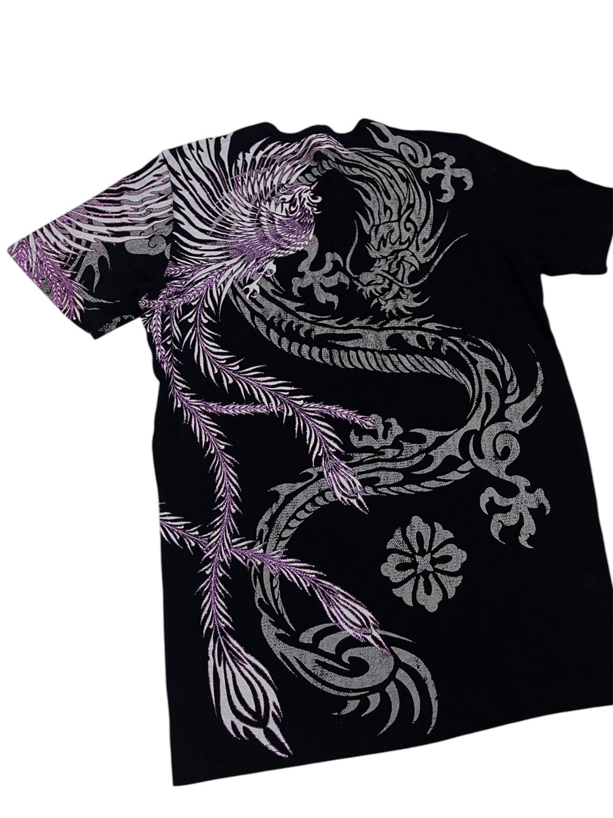 semanticdesign Vintage Semantic Design Sukajan Overprint Henley Tee Size US M / EU 48-50 / 2 - 6 Thumbnail