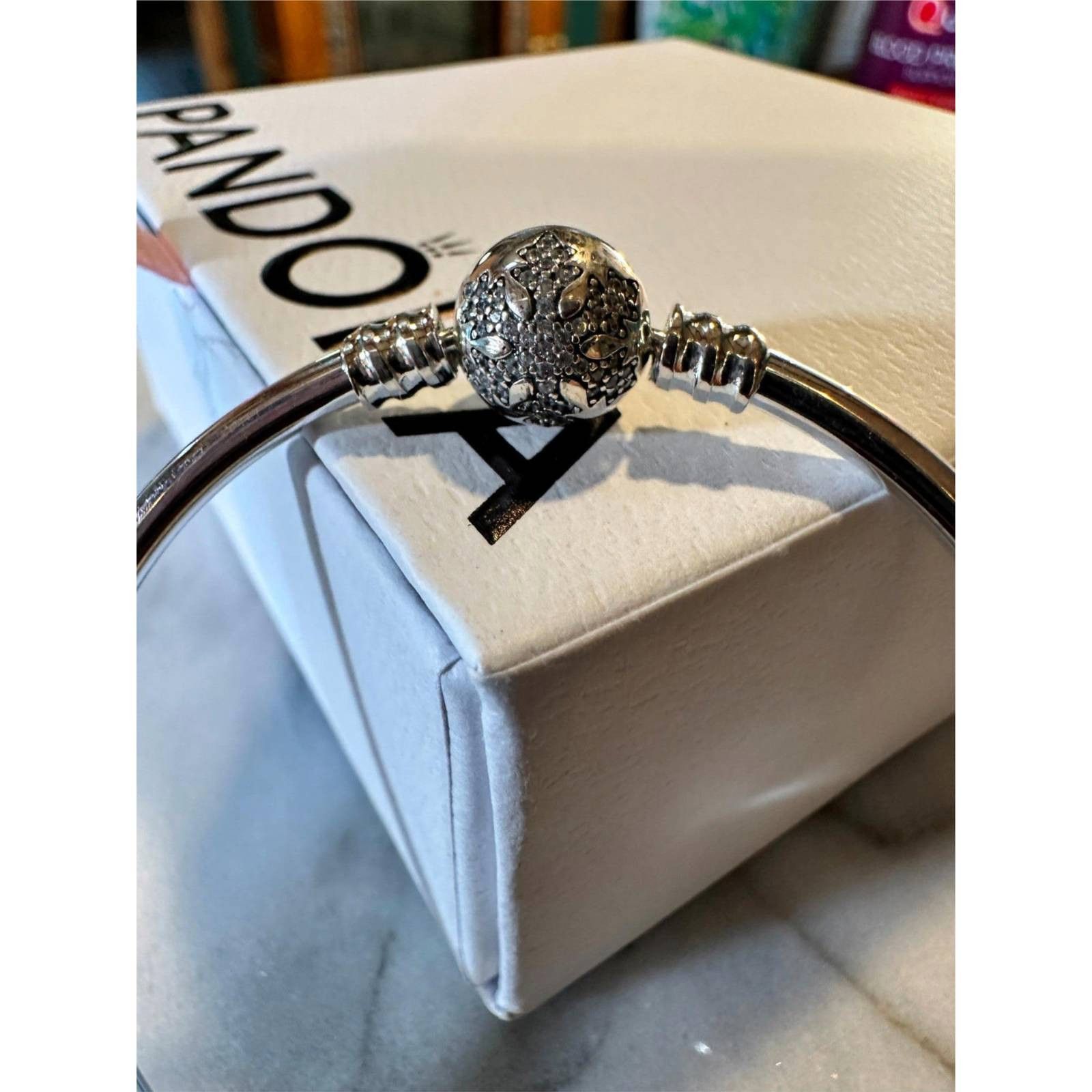 pandora Authentic Pandora Retired Engraved "UNIQUE AS YOU ARE" Snowf Size ONE SIZE - 1 Thumbnail