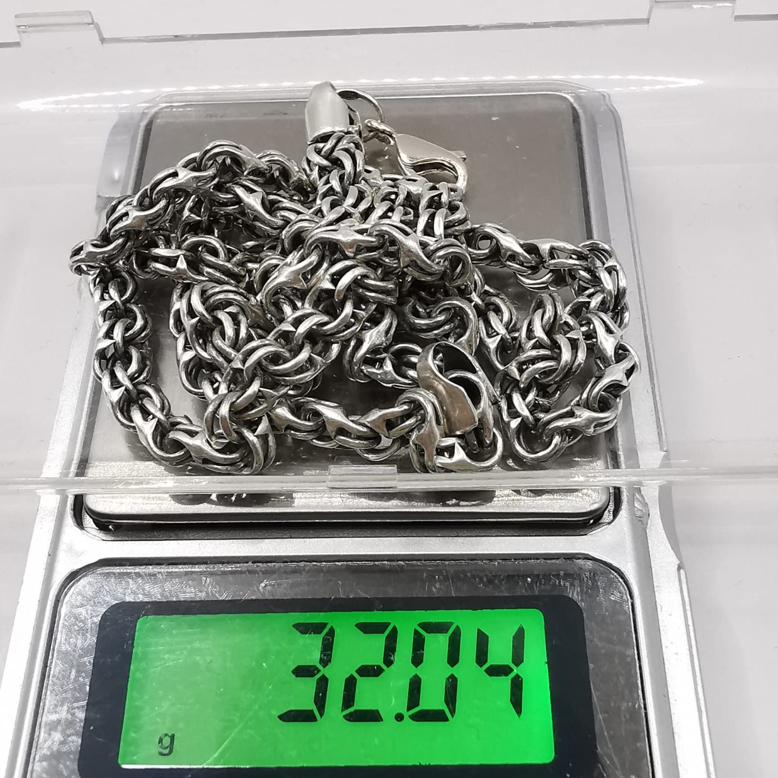 Vintage Vintage Jewelry Chain, 925 Sterling Silver, Signed 32,04g Size ONE SIZE - 8 Thumbnail