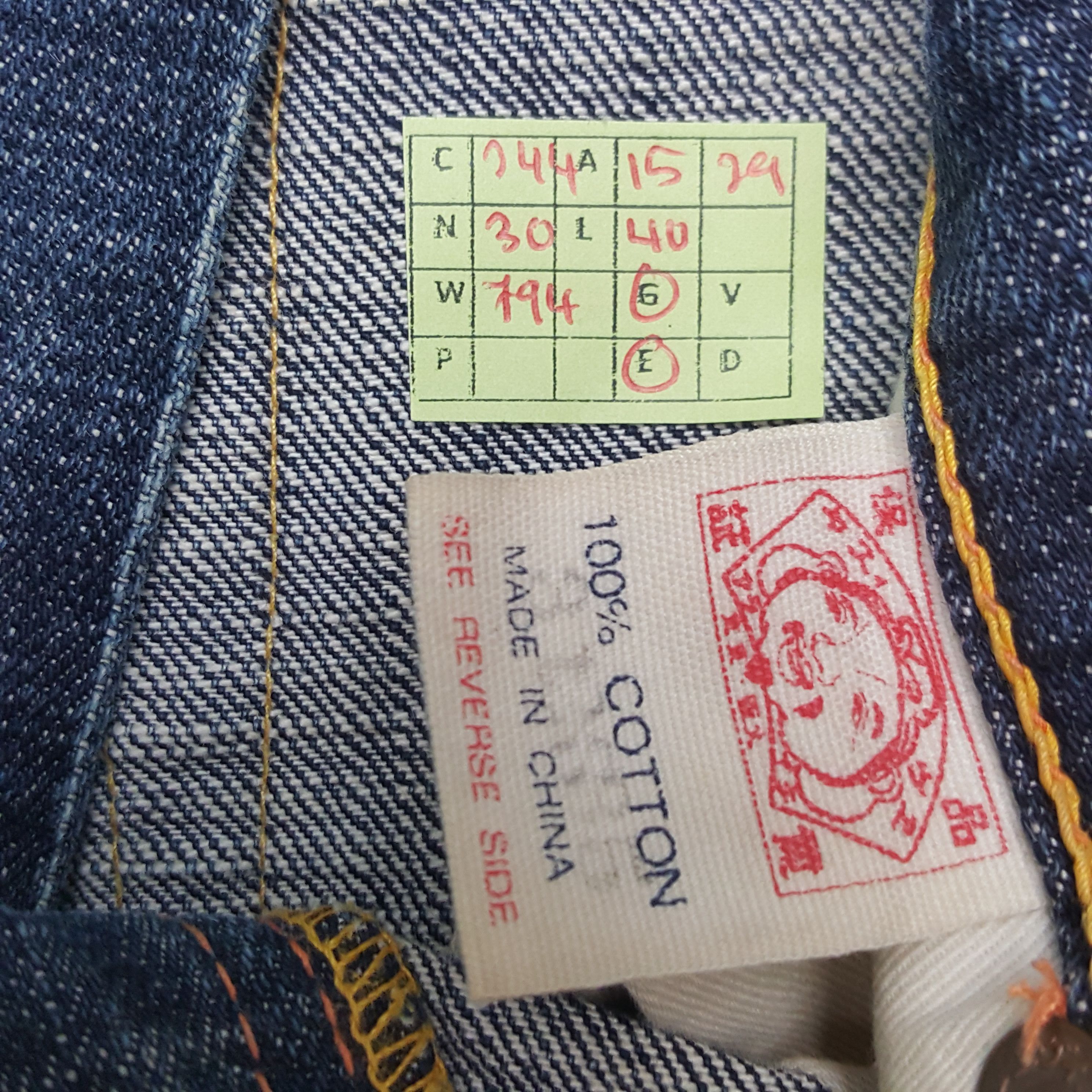 Evisu × Japanese Brand × Vintage Vintage Evisu Japanese Brand Daicock Custom Art Denim Jeans Size US 30 / EU 46 - 8 Thumbnail