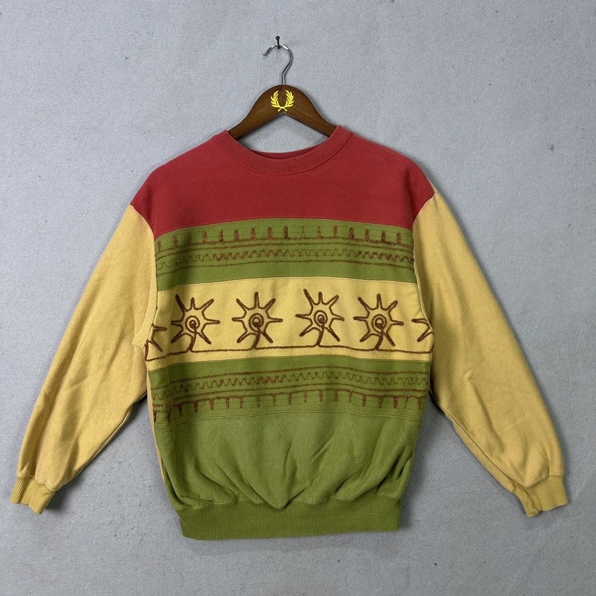 Issey Miyake Issey Miyake Vintage Sweatshirt Rare Sun Graphic Size US M / EU 48-50 / 2 - 1 Thumbnail