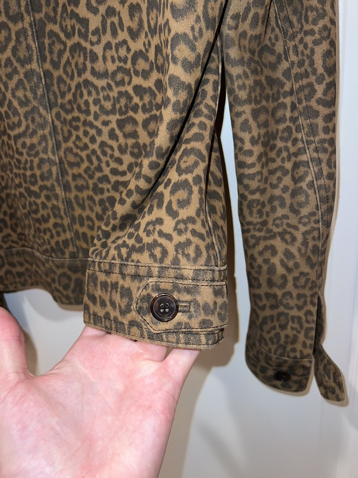 Saint Laurent Paris Saint Laurent Hedi leopard print jacket Size US S / EU 44-46 / 1 - 12 Thumbnail