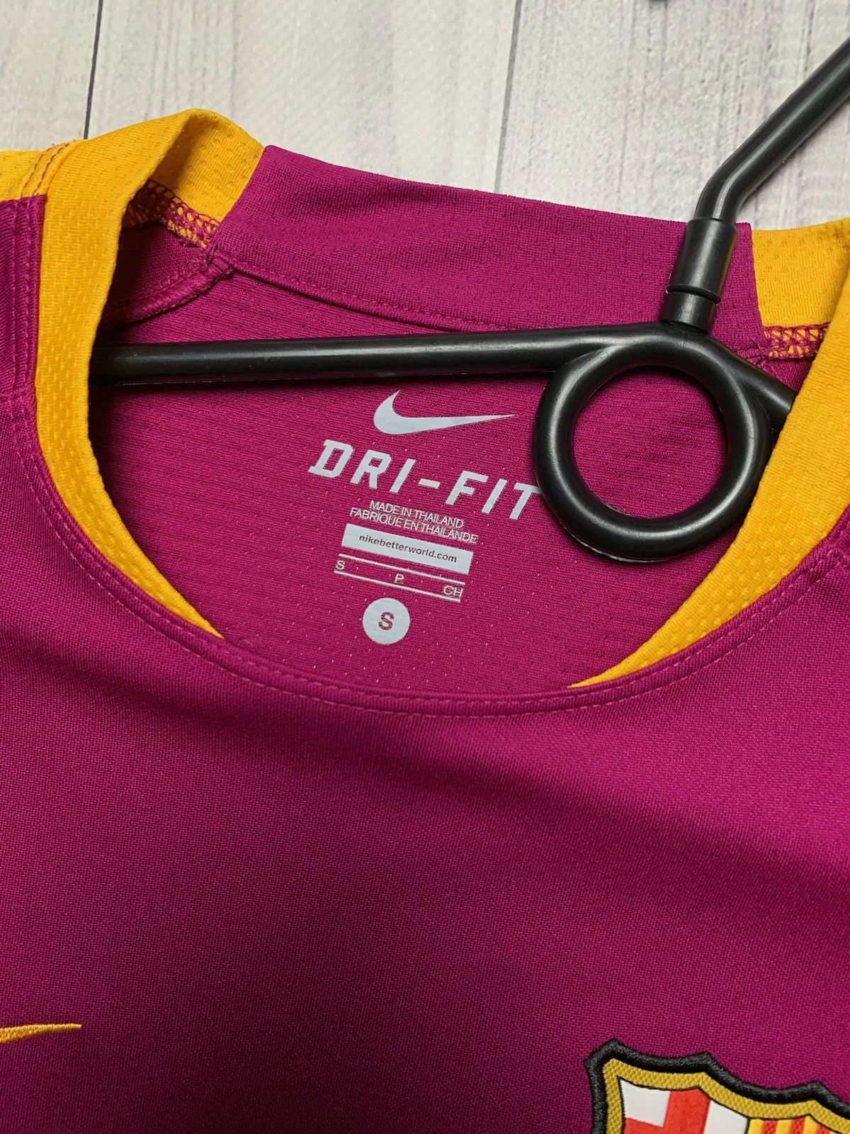 Nike × Vintage Vintage Nike Barcelona purple jersey rare size S Size US S / EU 44-46 / 1 - 4 Thumbnail