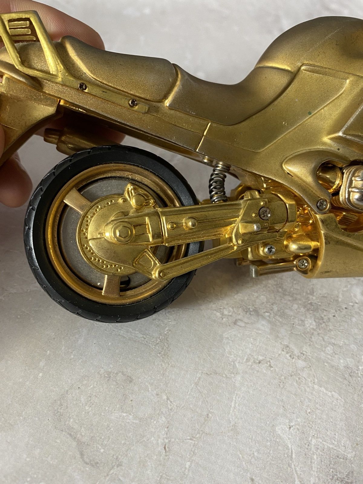 Japanese Brand Gold Motorcycle Desk Watch Vintage Collectible Quartz Clock Size ONE SIZE - 6 Thumbnail