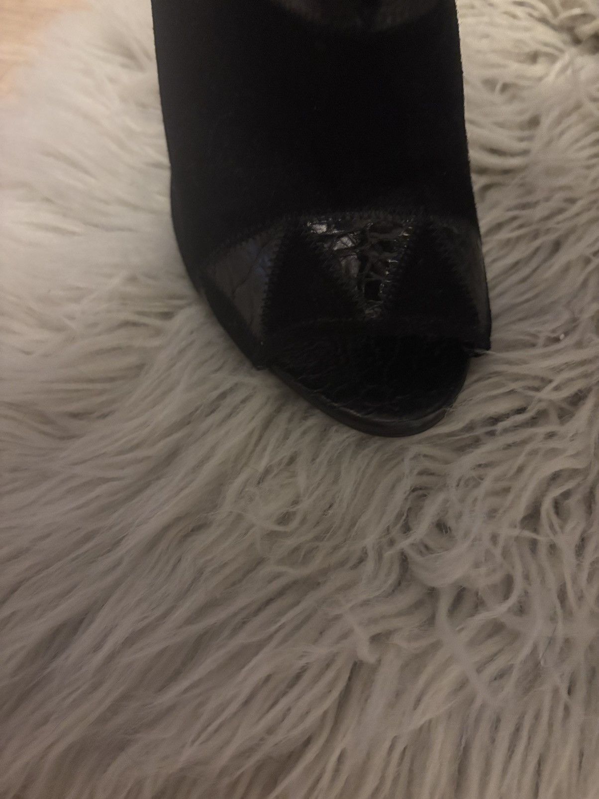 Other Jenny kayne opentoe sandal black leather Size US 6 / IT 36 - 1 Thumbnail