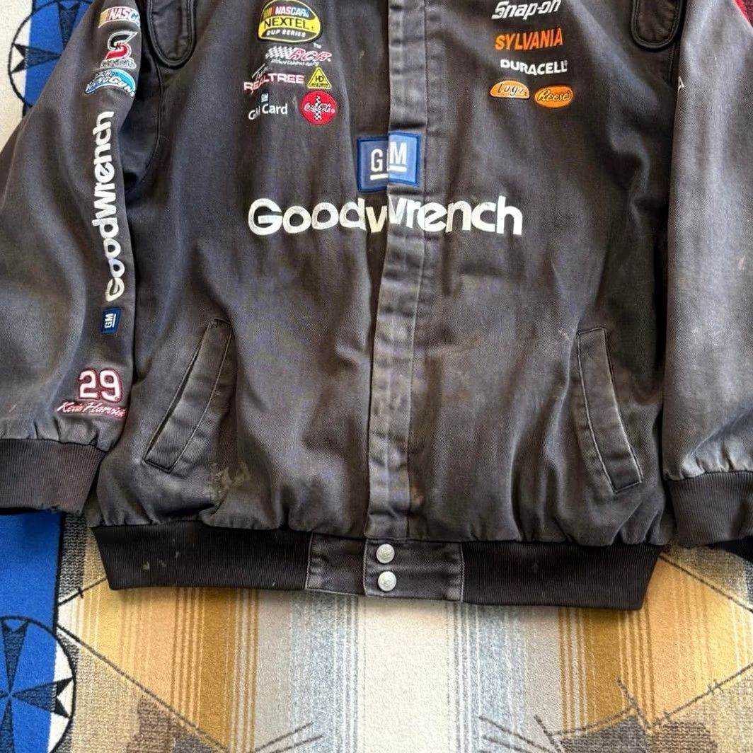Chase Authentics VINTAGE Kevin Harvick #29 Goodwrench NASCAR Jacket Men’s XL Embroidered Chase Brown Size US XL / EU 56 / 4 - 5 Thumbnail