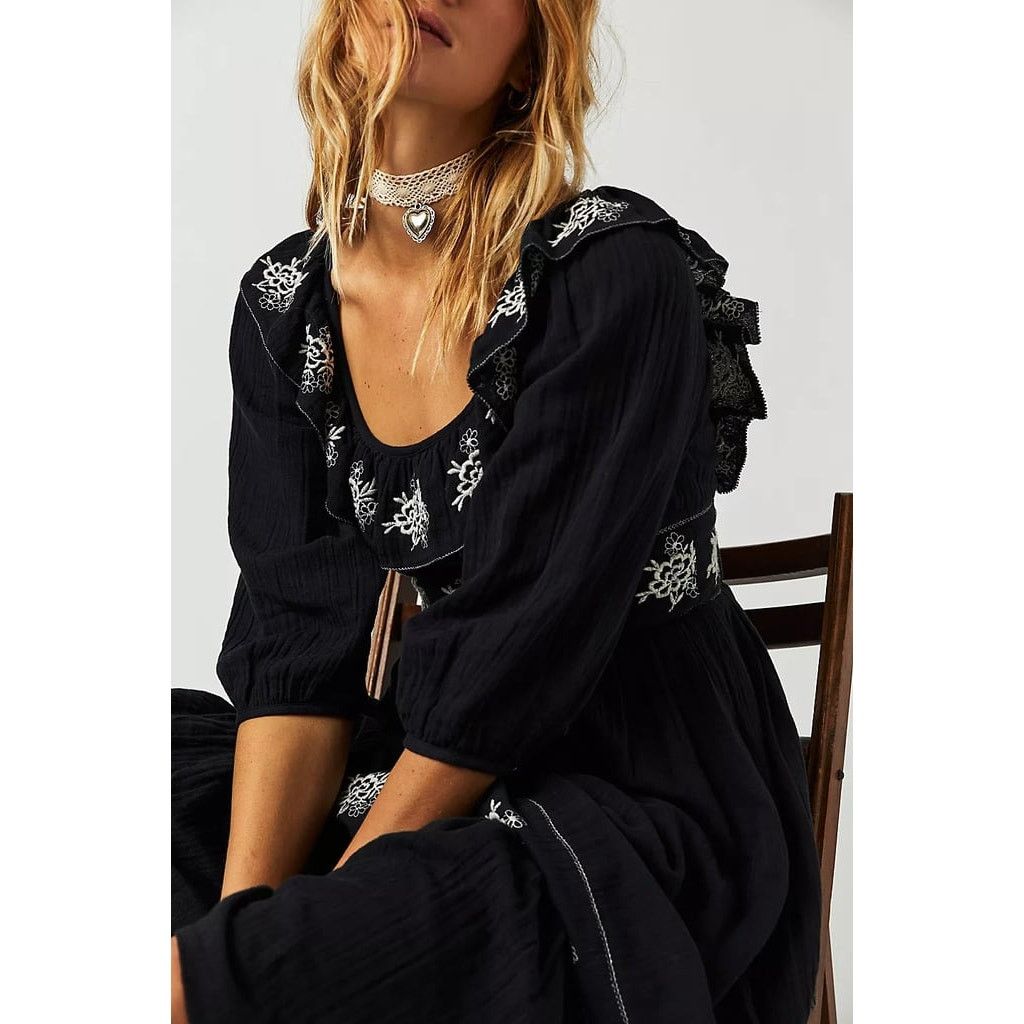 Free People New Free People Lovers Lane Maxi Dress $168 X-SMALL Floral Size XS / US 0-2 / IT 36-38 - 5 Thumbnail