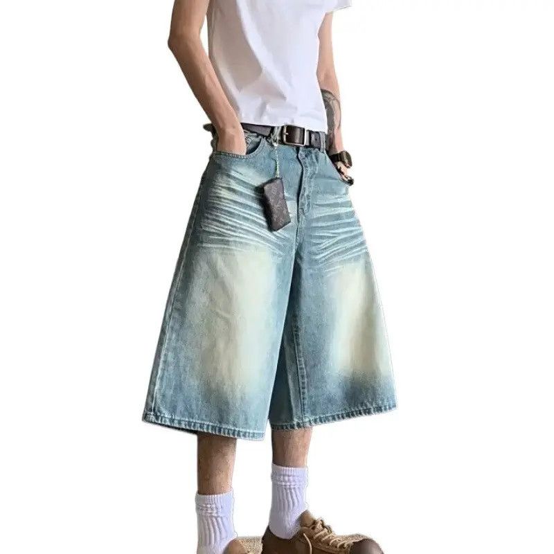 Japanese Brand × Jean Retro loose straight leg wide leg jeans Size US 32 / EU 48 - 5 Thumbnail