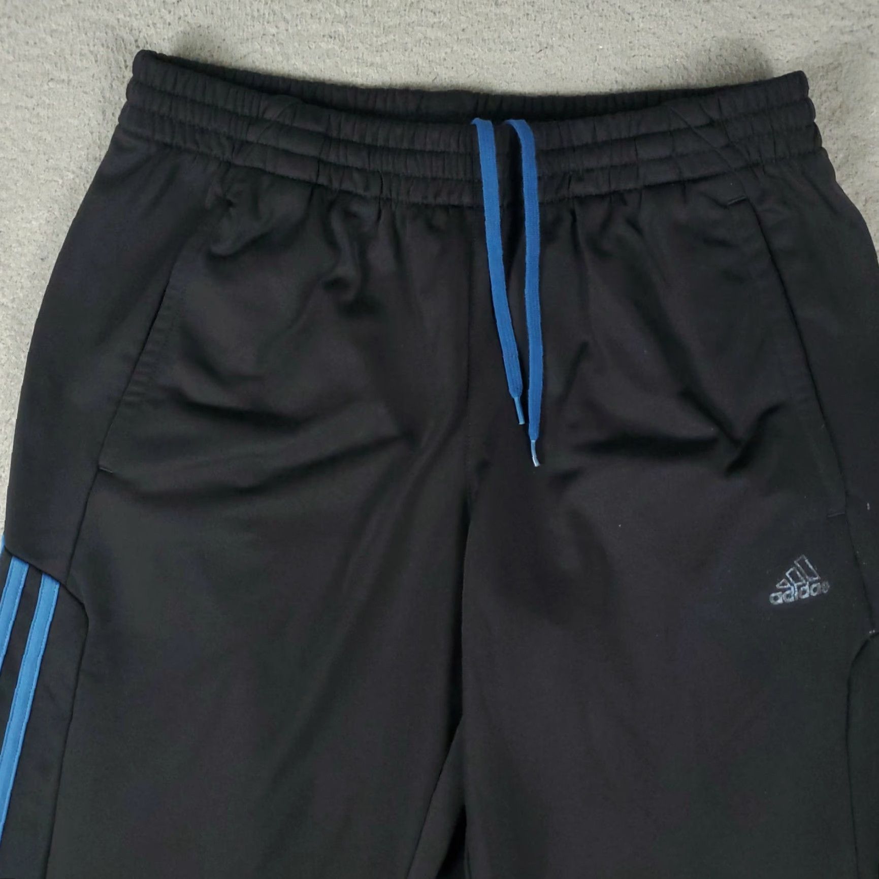 Adidas Adidas Pants Mens Small Black Running Track Sweatpants Shirt? Size US 29 - 2 Thumbnail