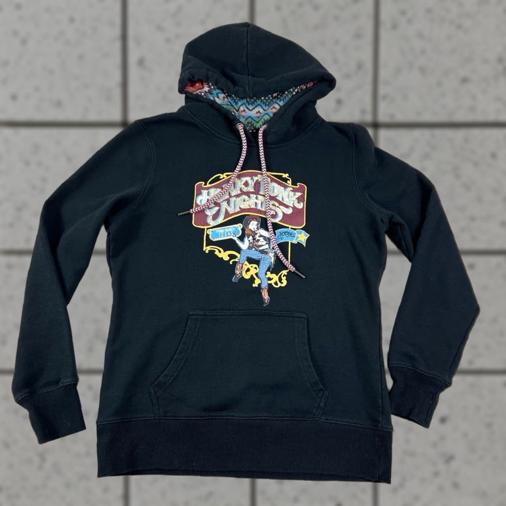 Vintage VINTAGE Hooey Women's Pullover Hoodie Sweatshirt Black Aztec Texas Size Medium Size M / US 6-8 / IT 42-44 - 1 Thumbnail