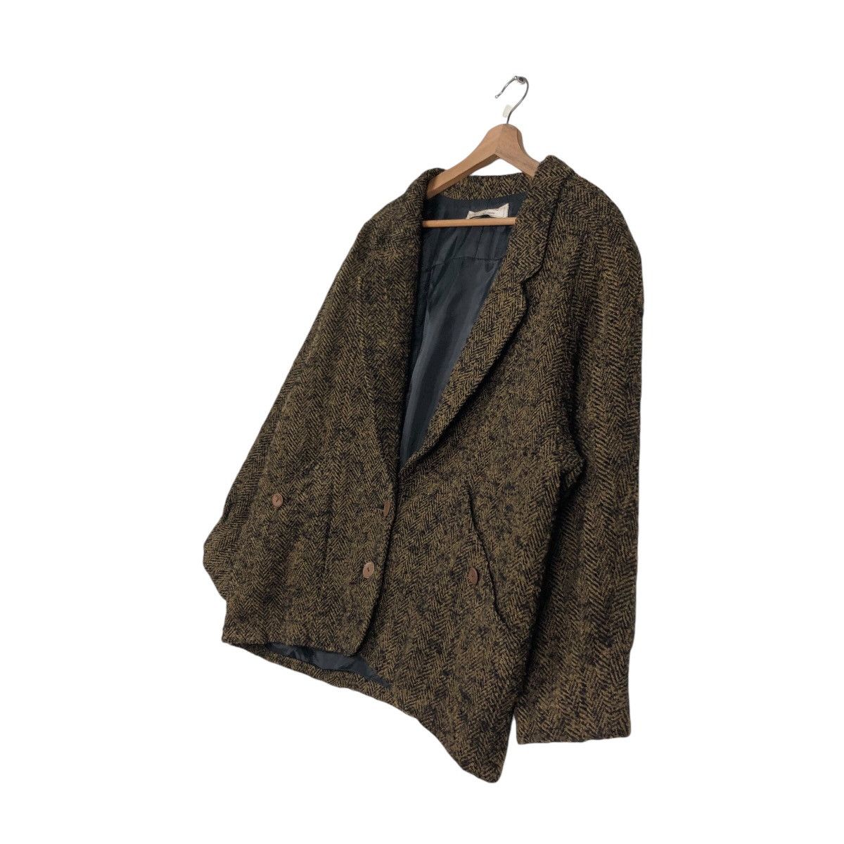 Japanese Brand 📌Vintage Wool Herringbone Bomber Jacket Murayama Kapital Size US M / EU 48-50 / 2 - 3 Thumbnail