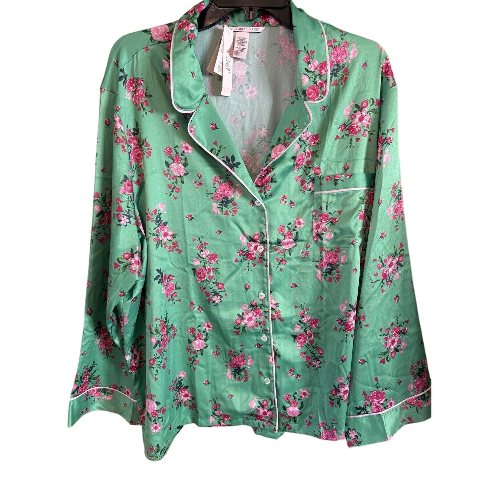 Victoria's Secret NWT Victoria’s Secret Pajama Top XXL Size ONE SIZE - 1 Thumbnail