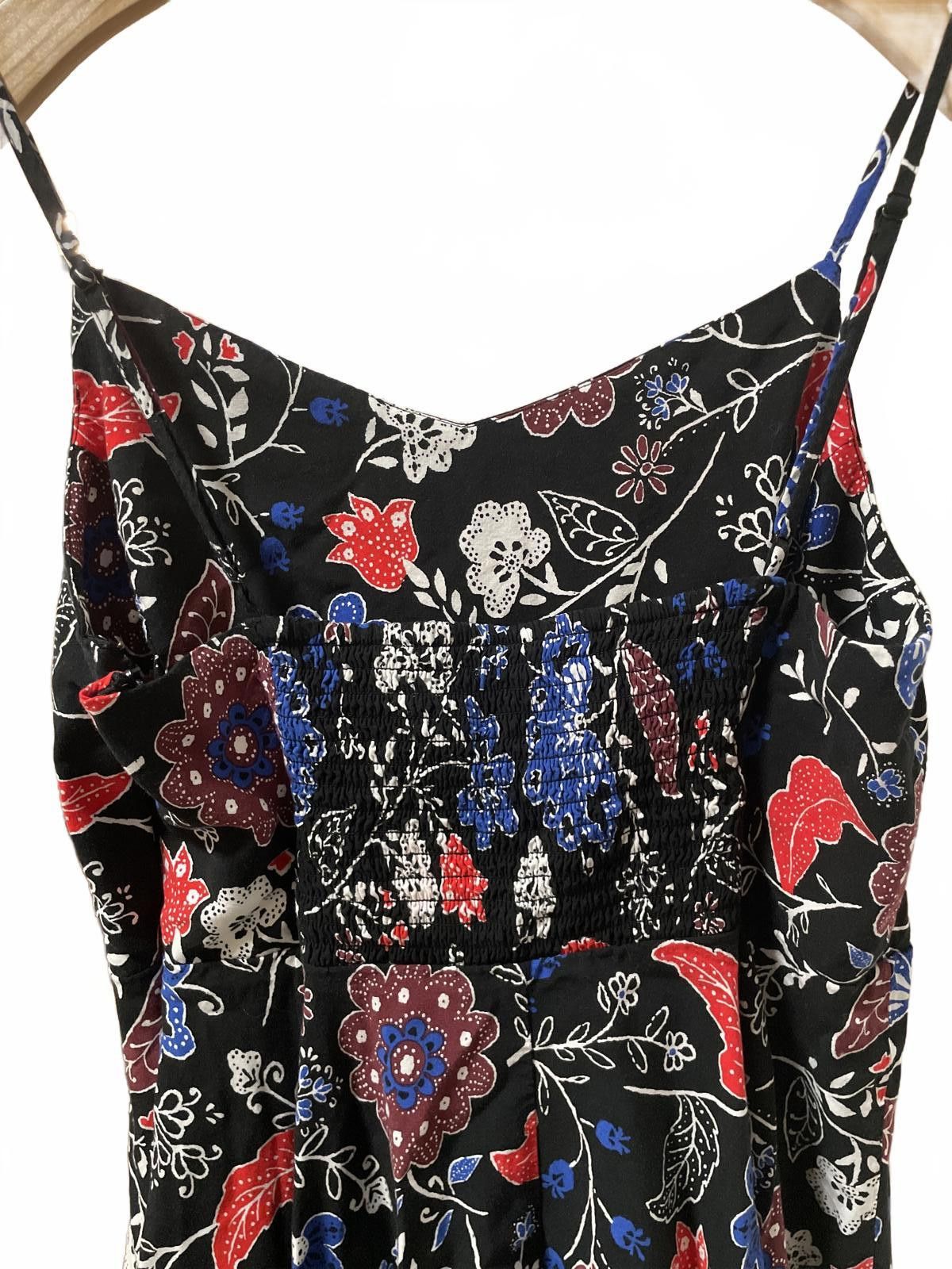 Unknown London Old Navy Summer Dress Women's Large Black Babydoll Floral Size ONE SIZE - 4 Thumbnail