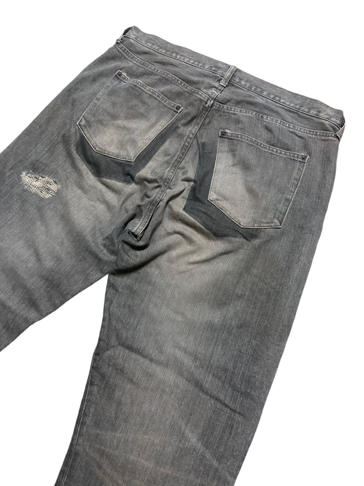 If Six Was Nine × Japanese Brand × Le Grande Bleu (L.G.B.) 🇯🇵 Vintage Japan Patchwork Mud Wash Rusty Pants Size US 37 - 5 Thumbnail