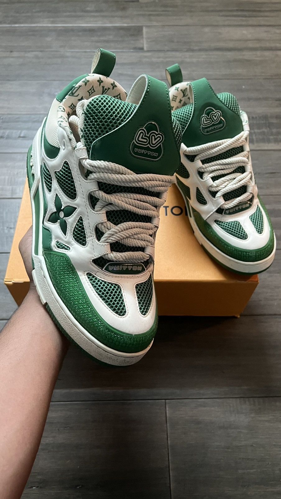Louis Vuitton Louis Vuitton Green Skates Size US 10 / EU 43 - 2 Thumbnail